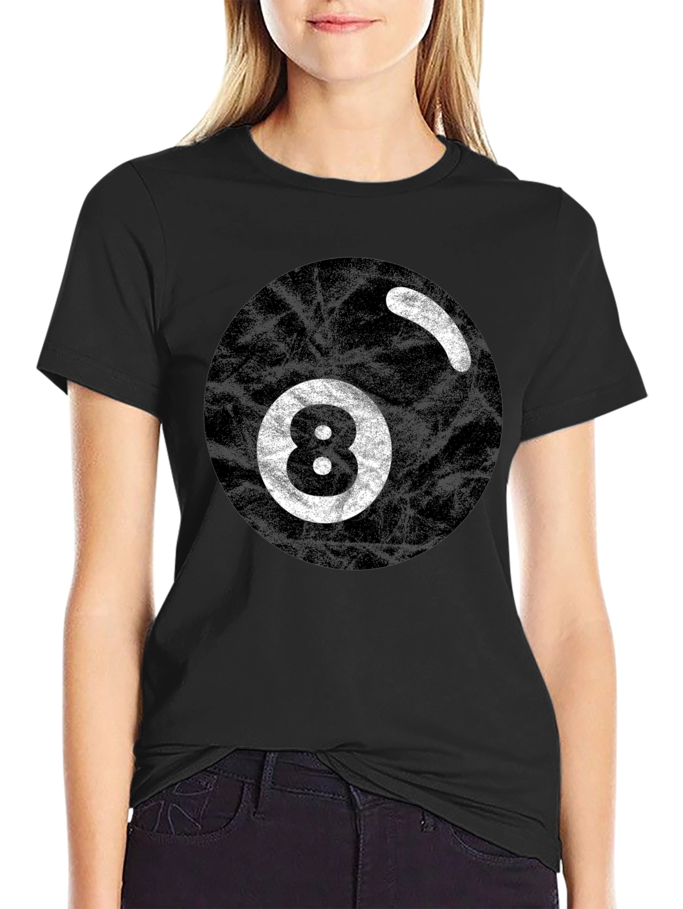 8 Ball Graphic Tee - Retro Style
