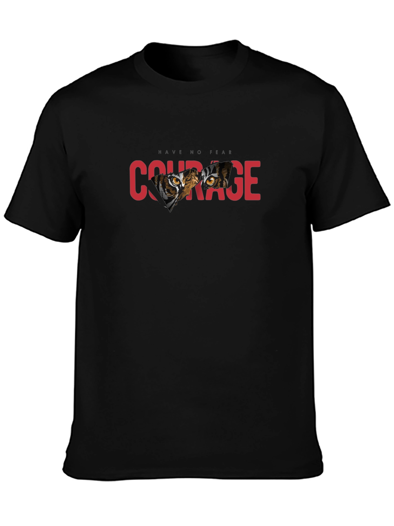 Courage Tiger Graphic Tee - Fearless Style