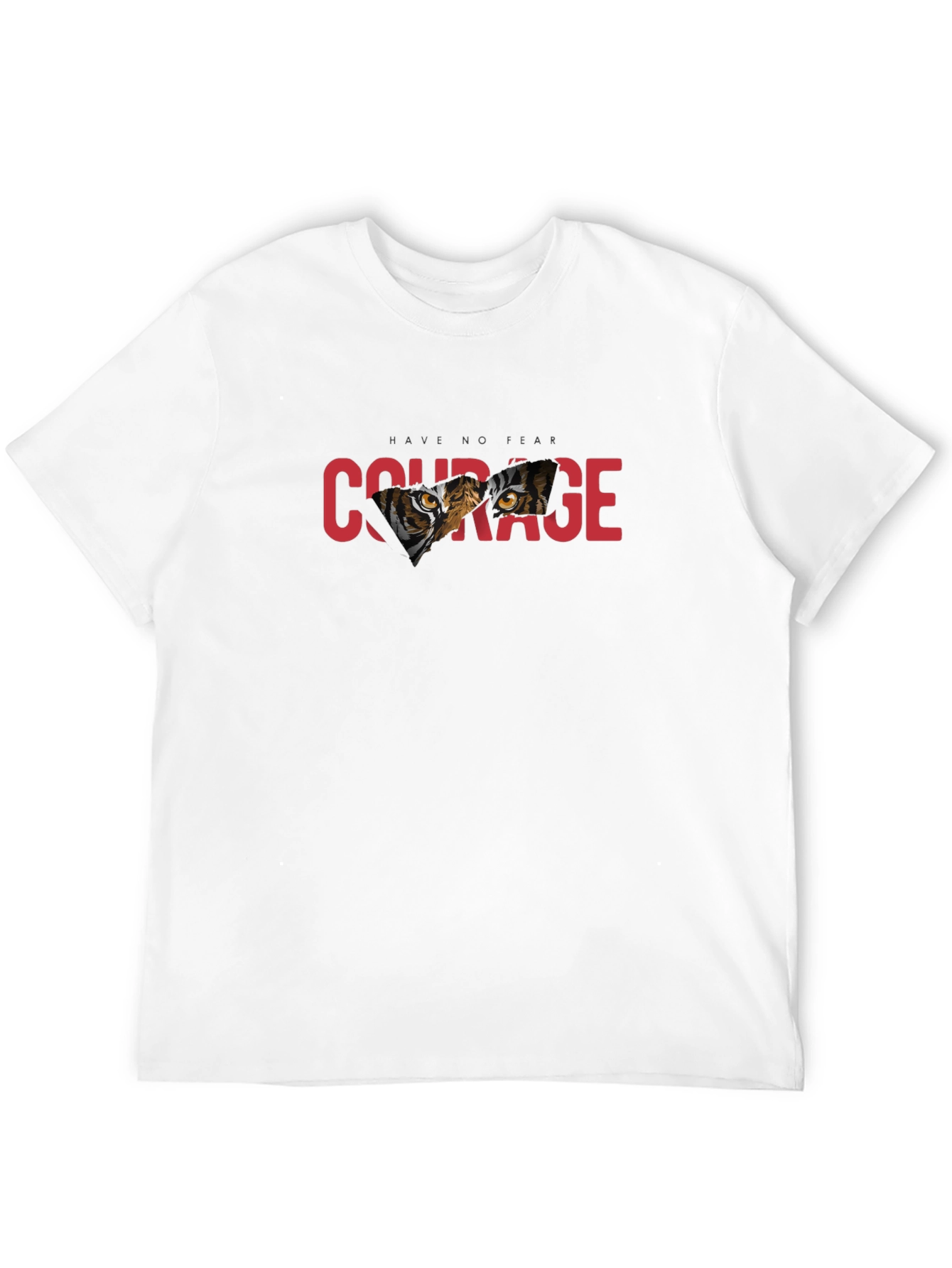 Courage Tiger Graphic Tee - Fearless Style