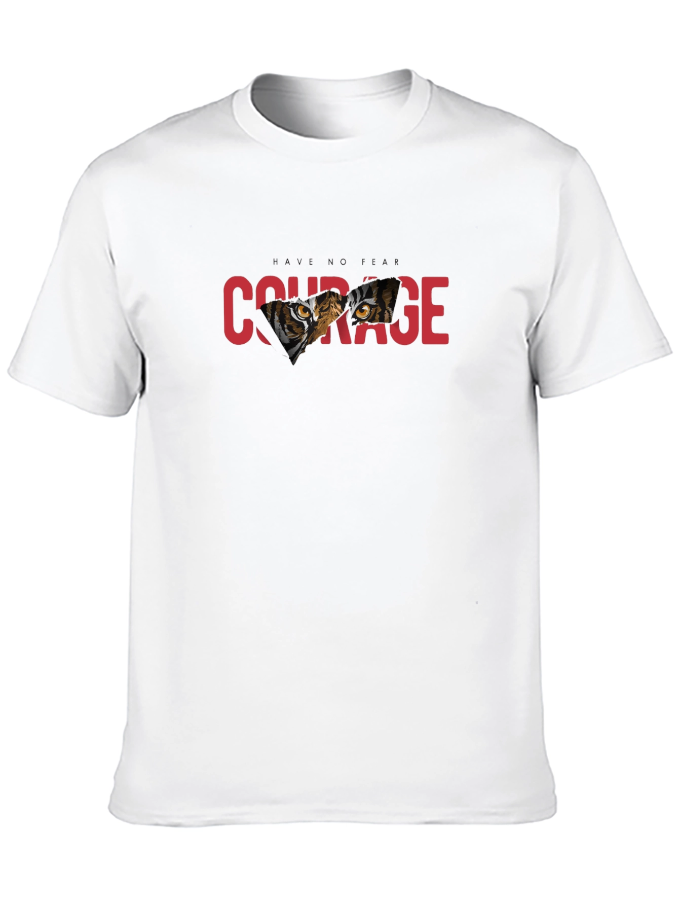 Courage Tiger Graphic Tee - Fearless Style