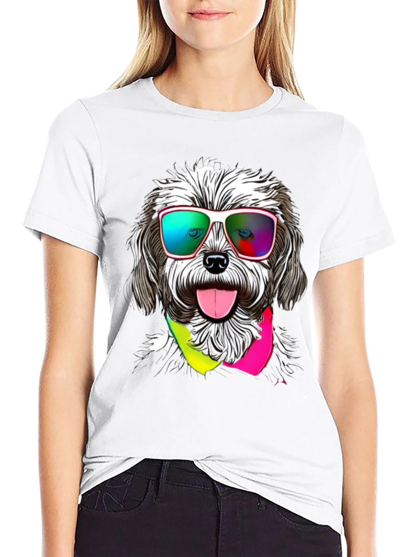 Cool Dog Graphic Tee - Fun & Stylish