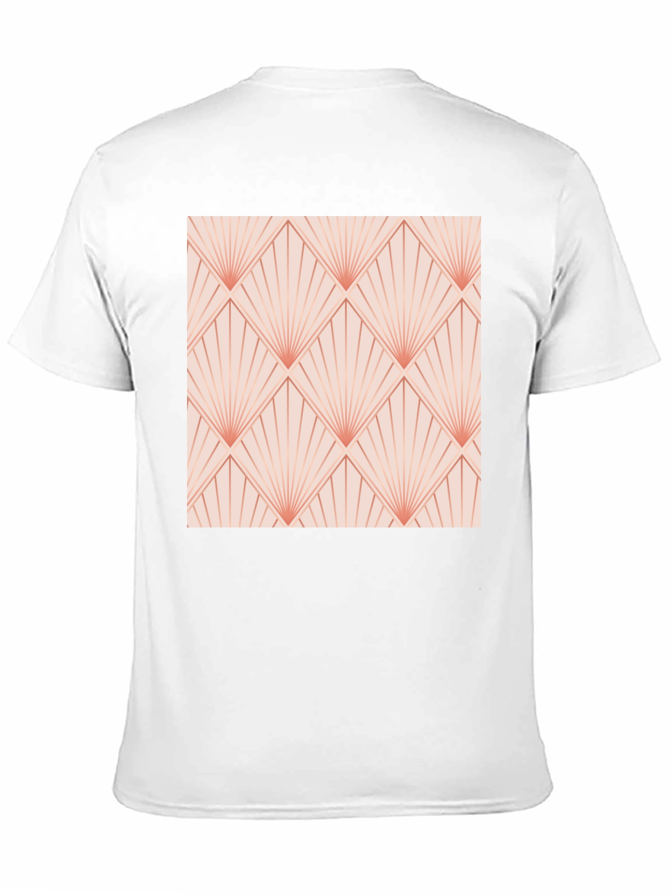 Retro Deco Fan Pattern T-Shirt