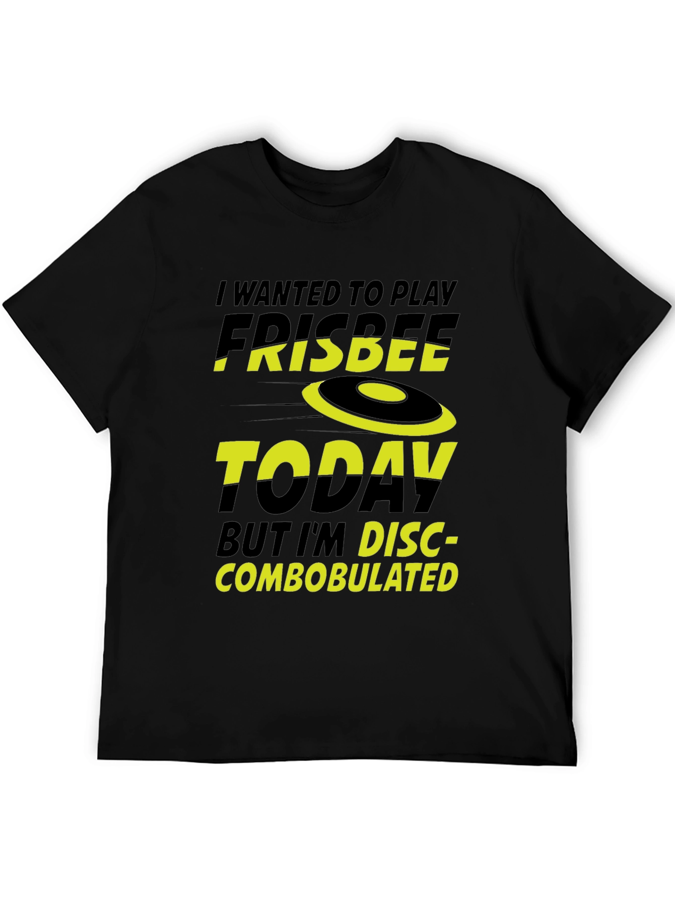 Funny Frisbee T-Shirt - Disc-combobulated