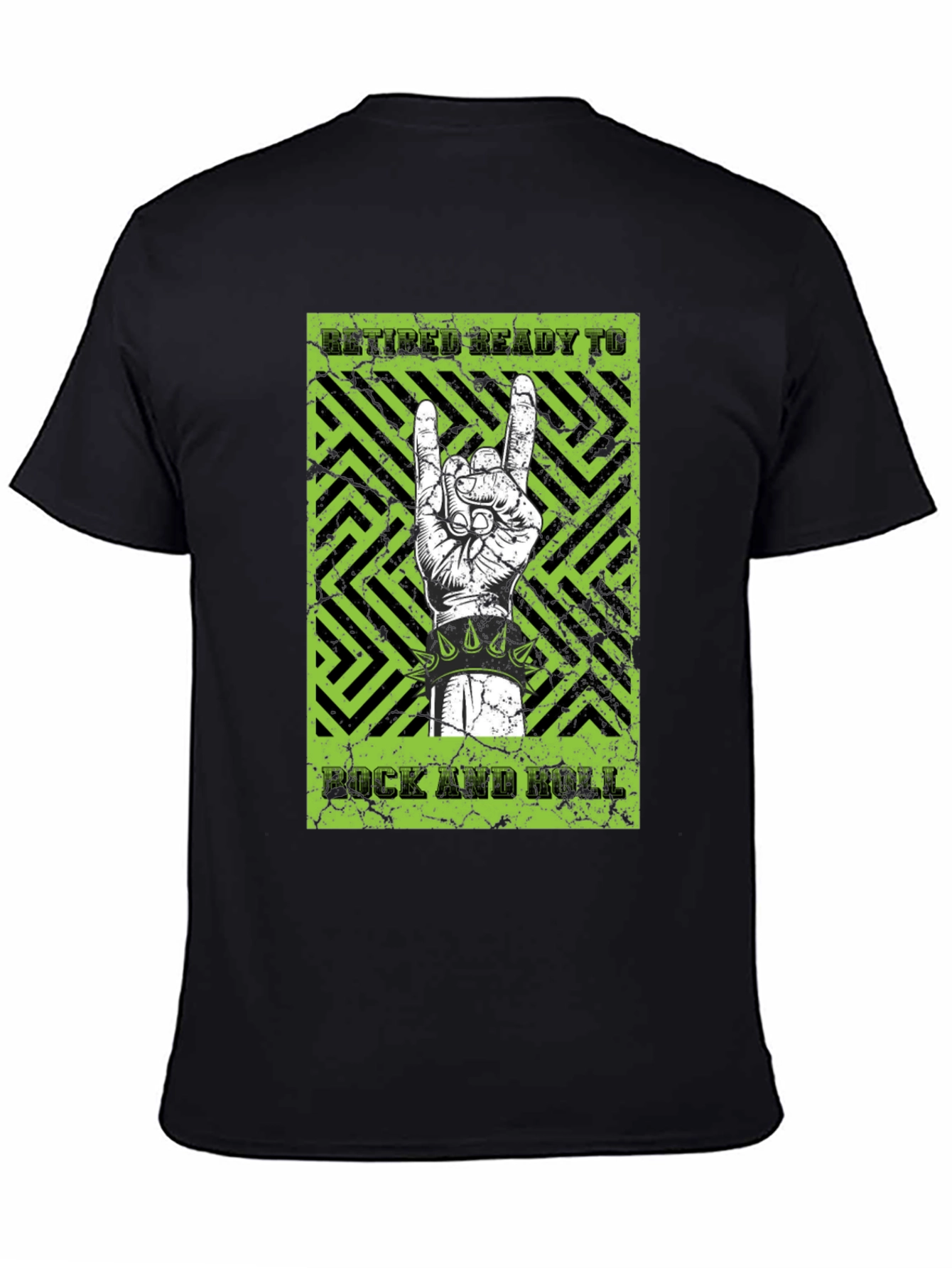 Retired Ready to Rock & Roll Graphic T-Shirt