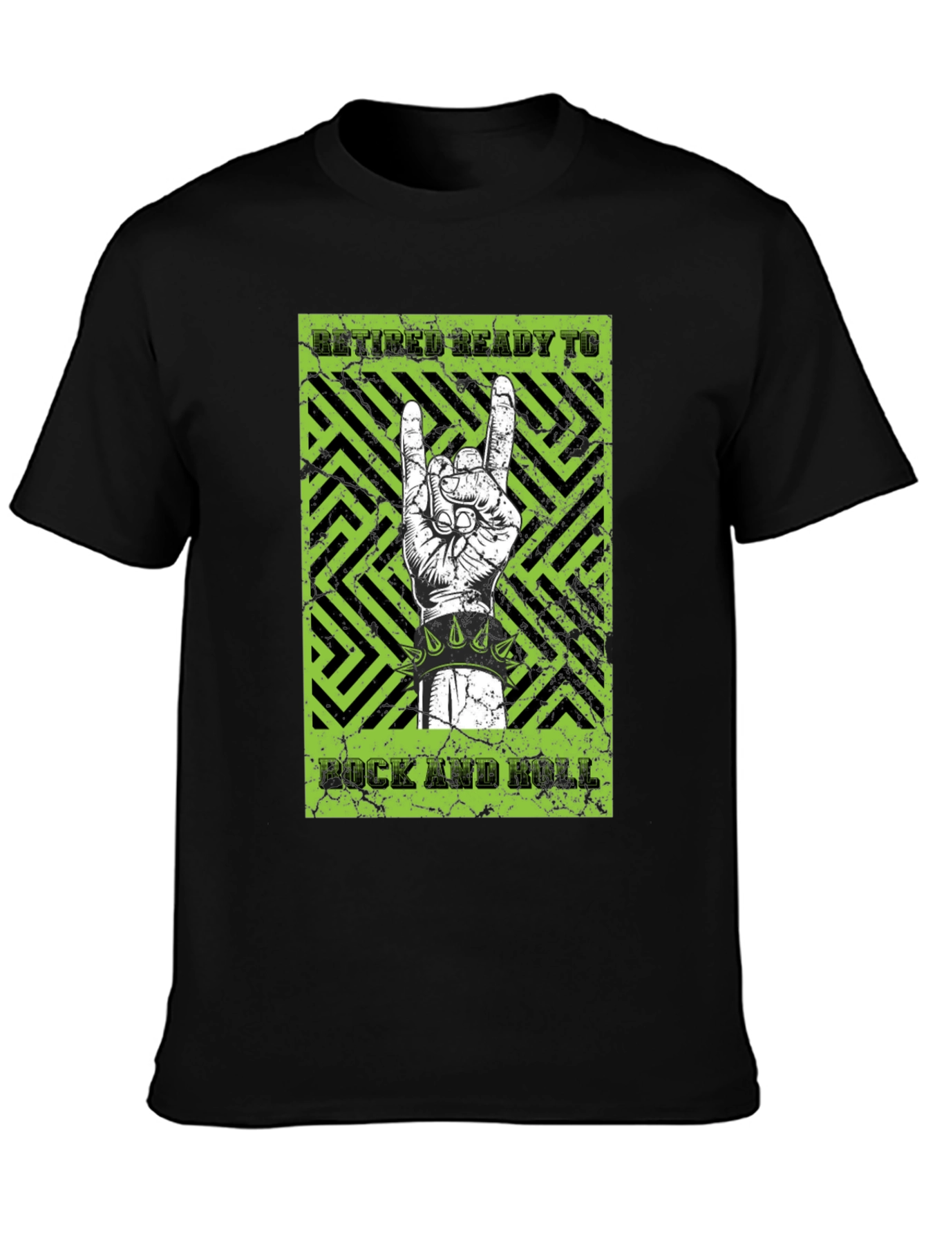 Retired Ready to Rock & Roll Graphic T-Shirt