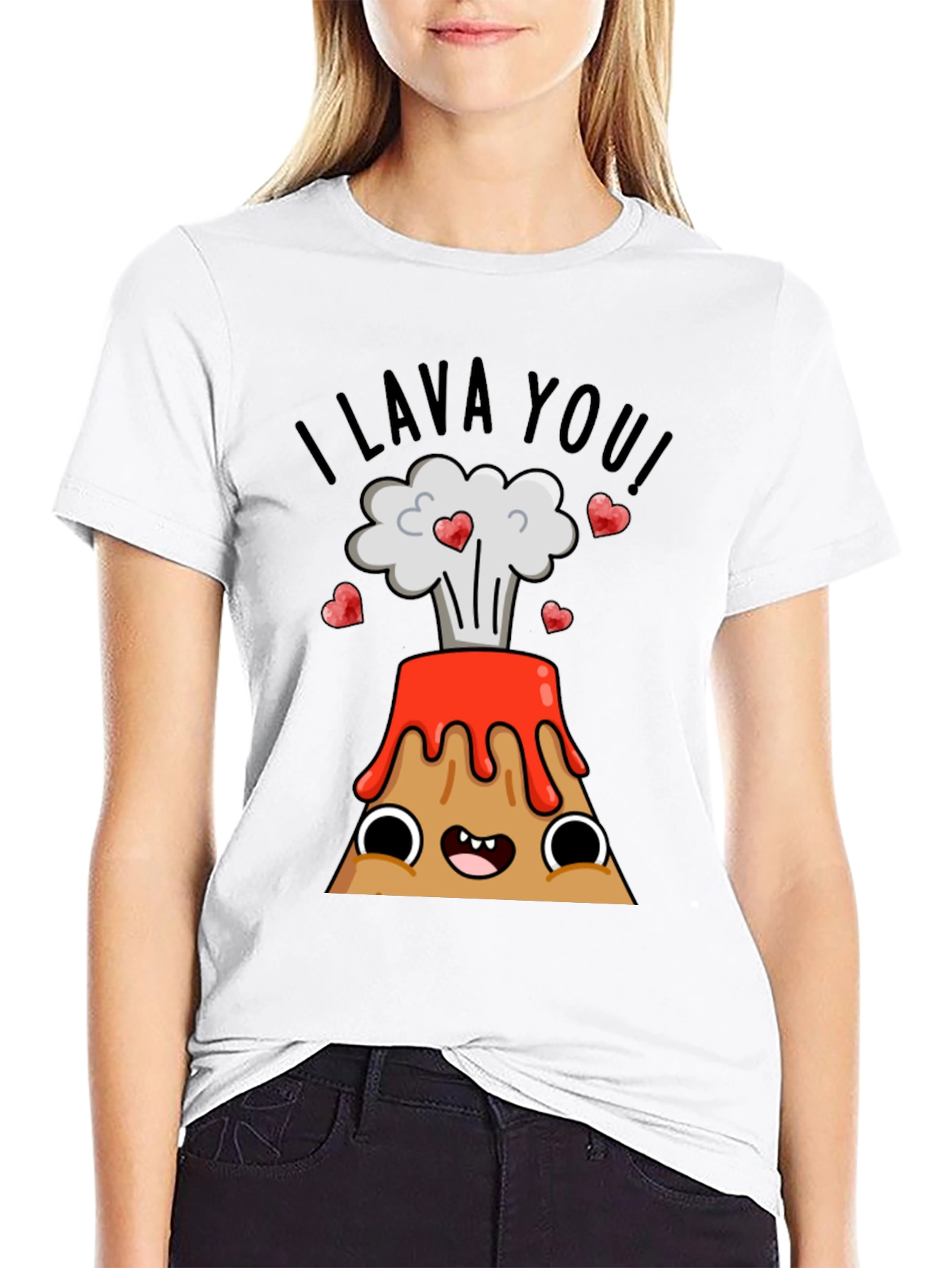I Lava You! Valentines Day Graphic T-Shirt
