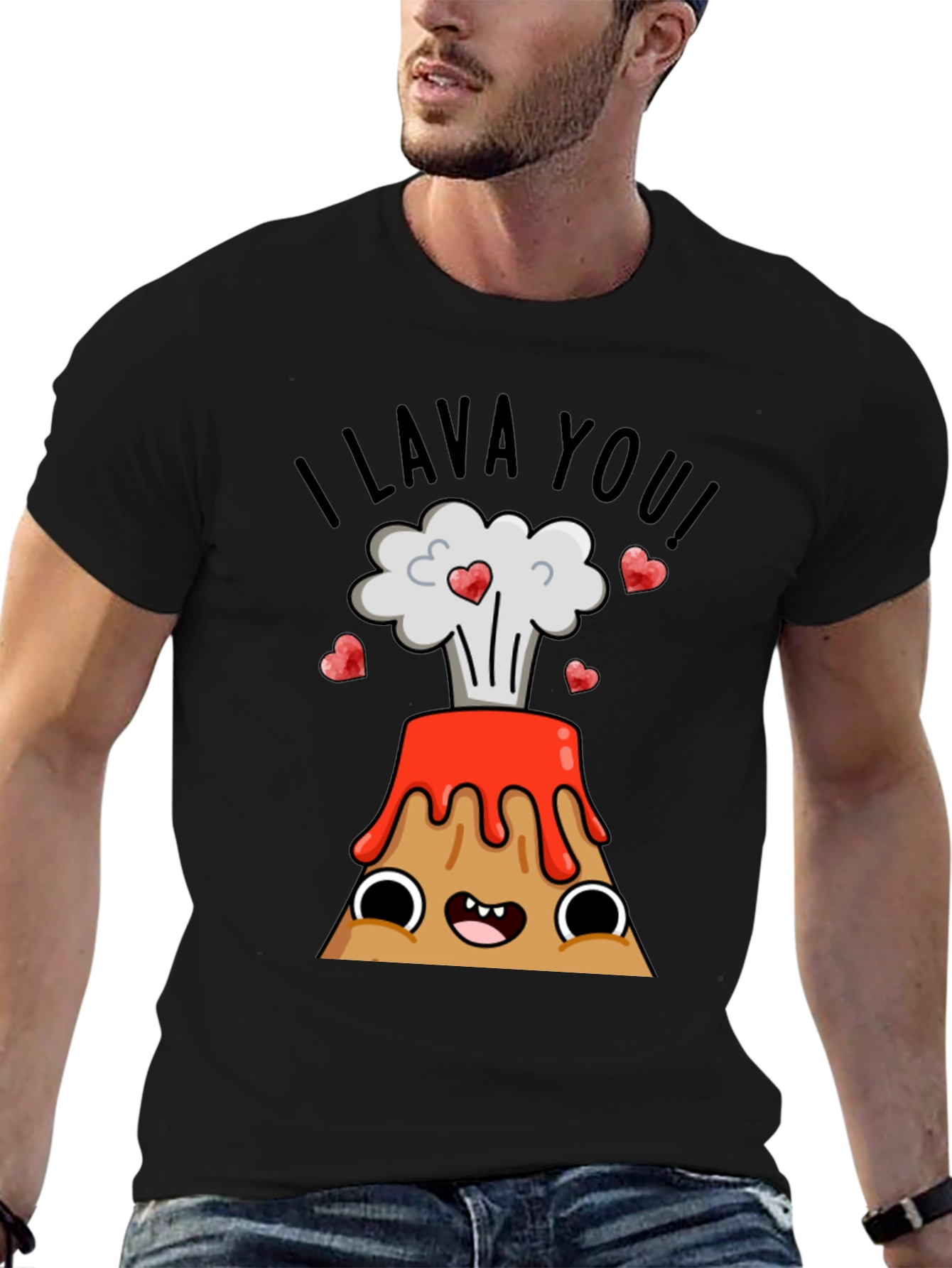 I Lava You! Valentines Day Graphic T-Shirt