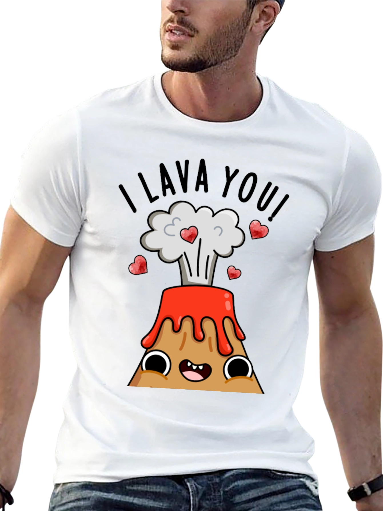 I Lava You! Valentines Day Graphic T-Shirt