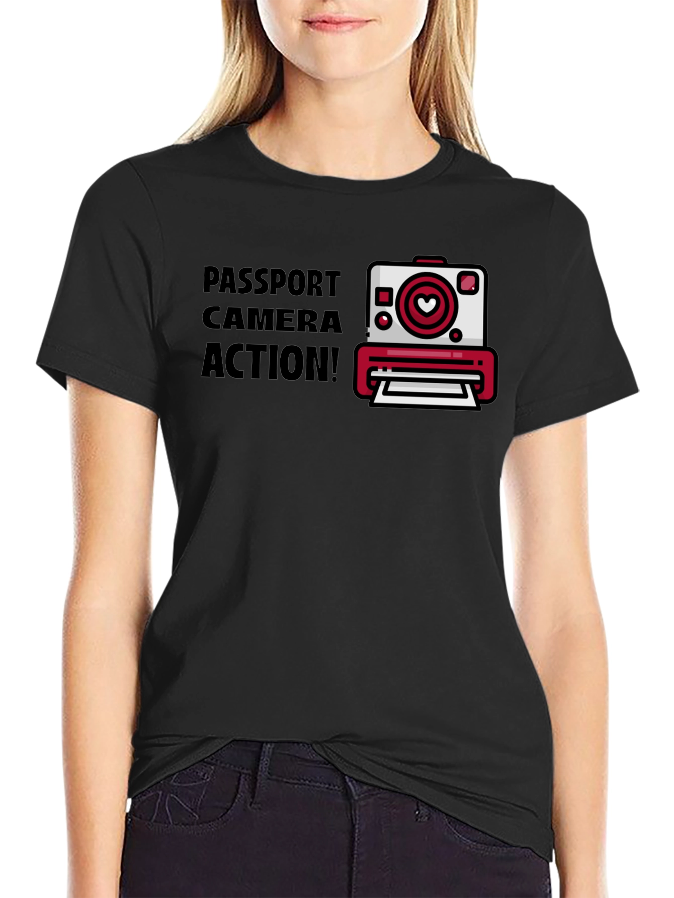 Passport Camera Action Graphic Tee
