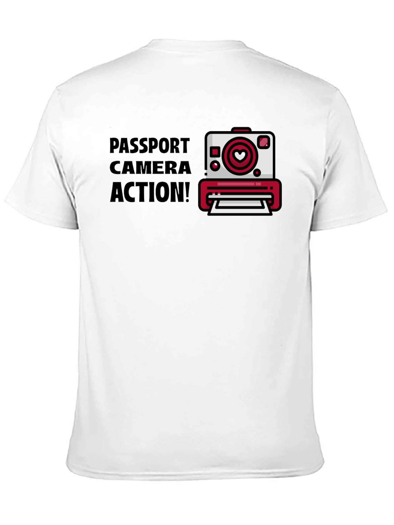 Passport Camera Action Graphic Tee