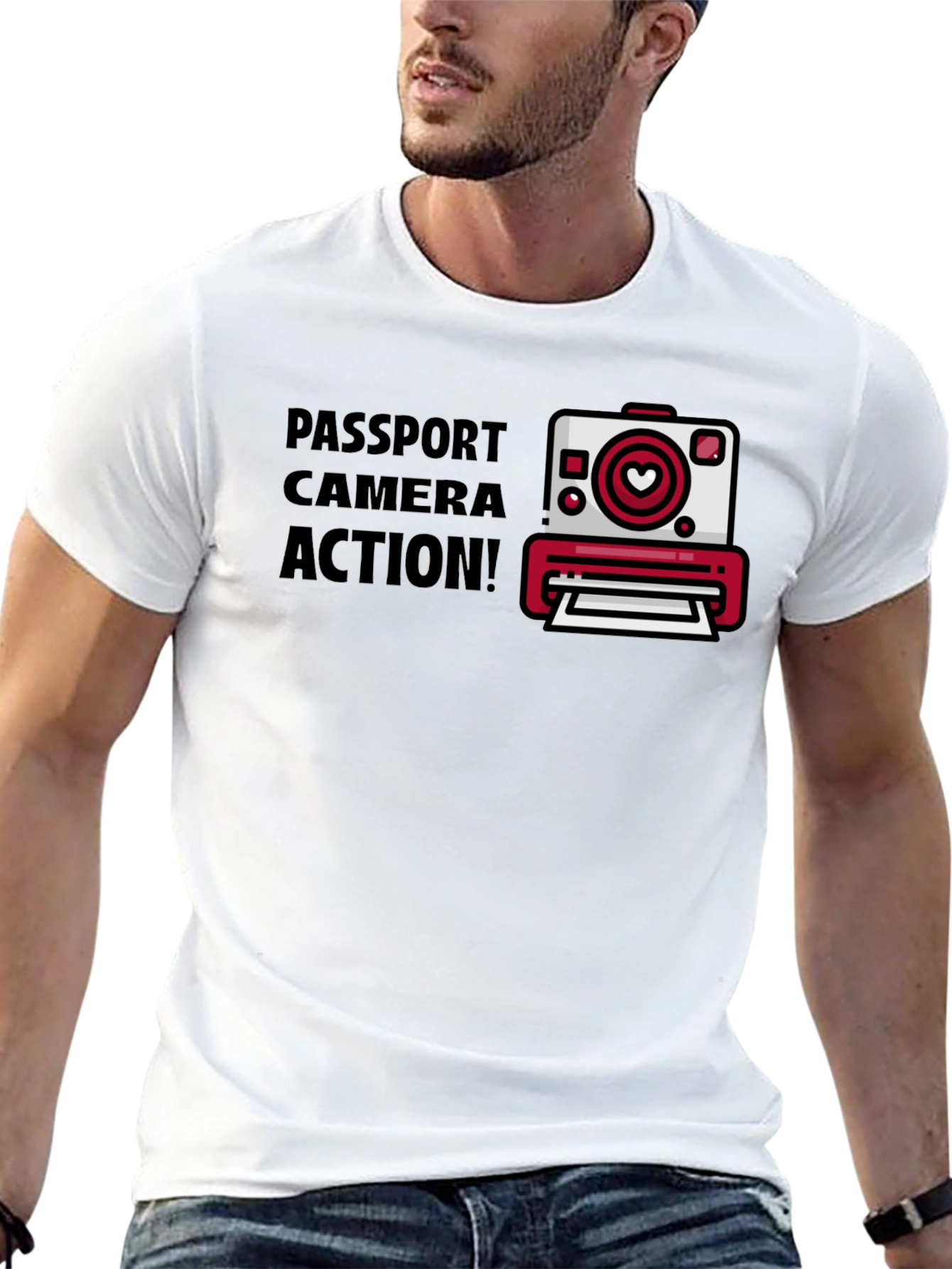 Passport Camera Action Graphic Tee