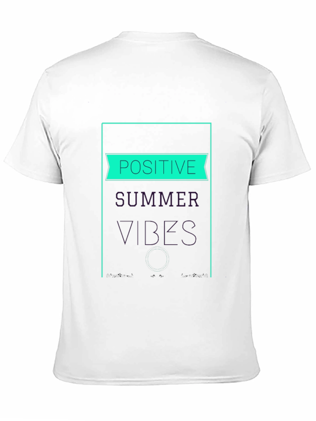 Positive Summer Vibes T-Shirt - Black Graphic Tee