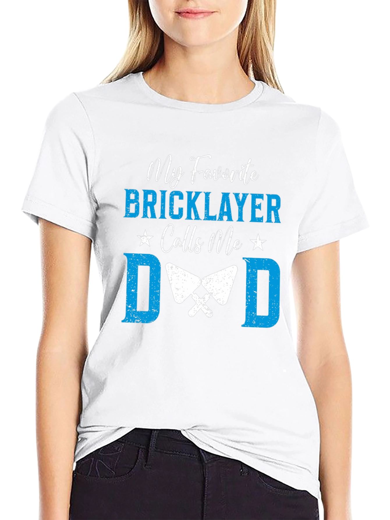 Bricklayer Dad T-Shirt - Gift for Fathers