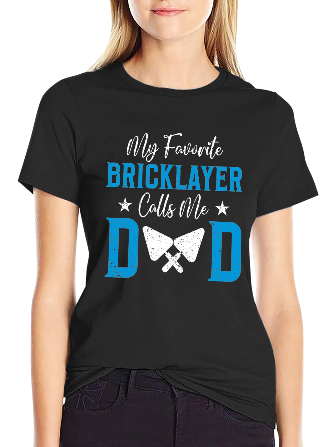 Bricklayer Dad T-Shirt - Gift for Fathers
