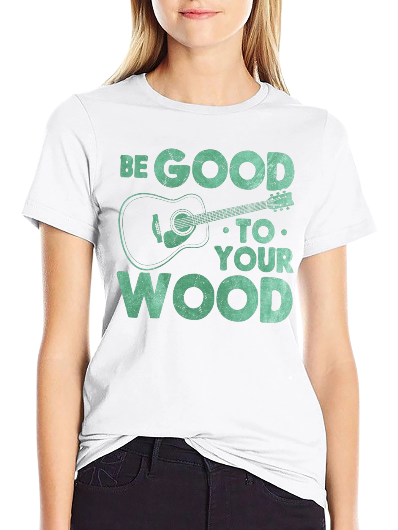 Be Good to Your Wood Guitar T-Shirt