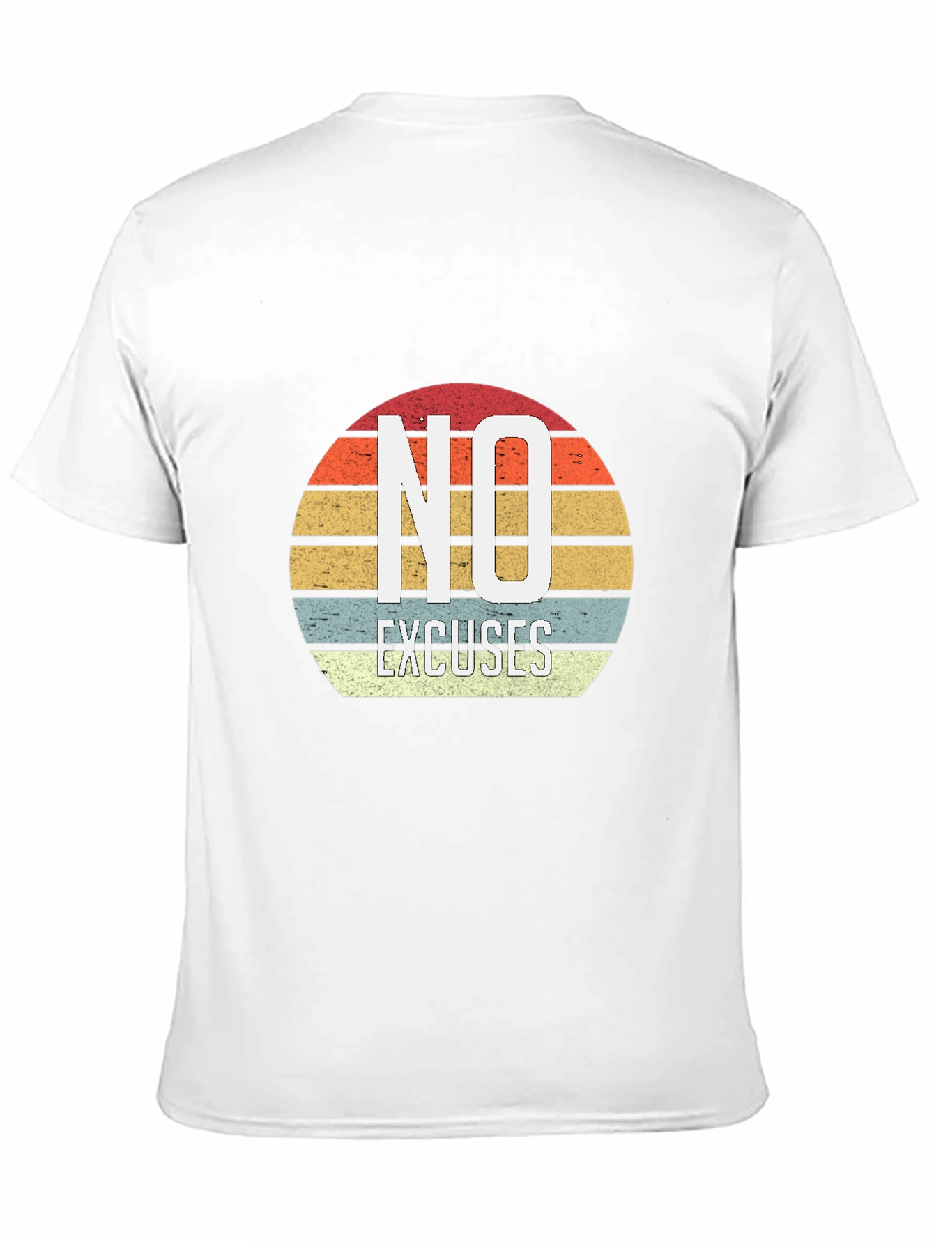 No Excuses Retro Graphic T-Shirt