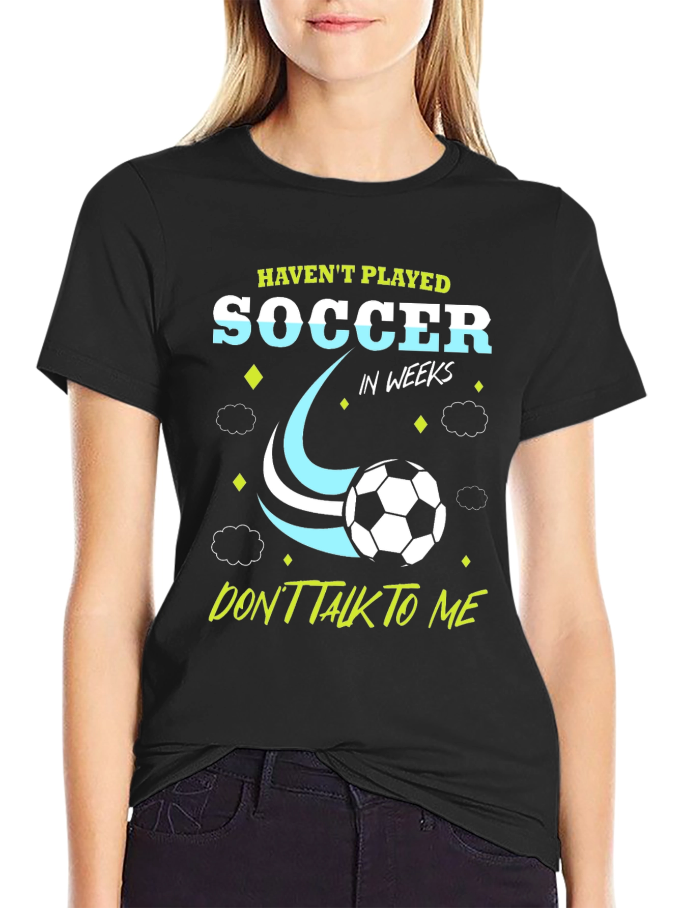 Funny Soccer Player Graphic T-Shirt