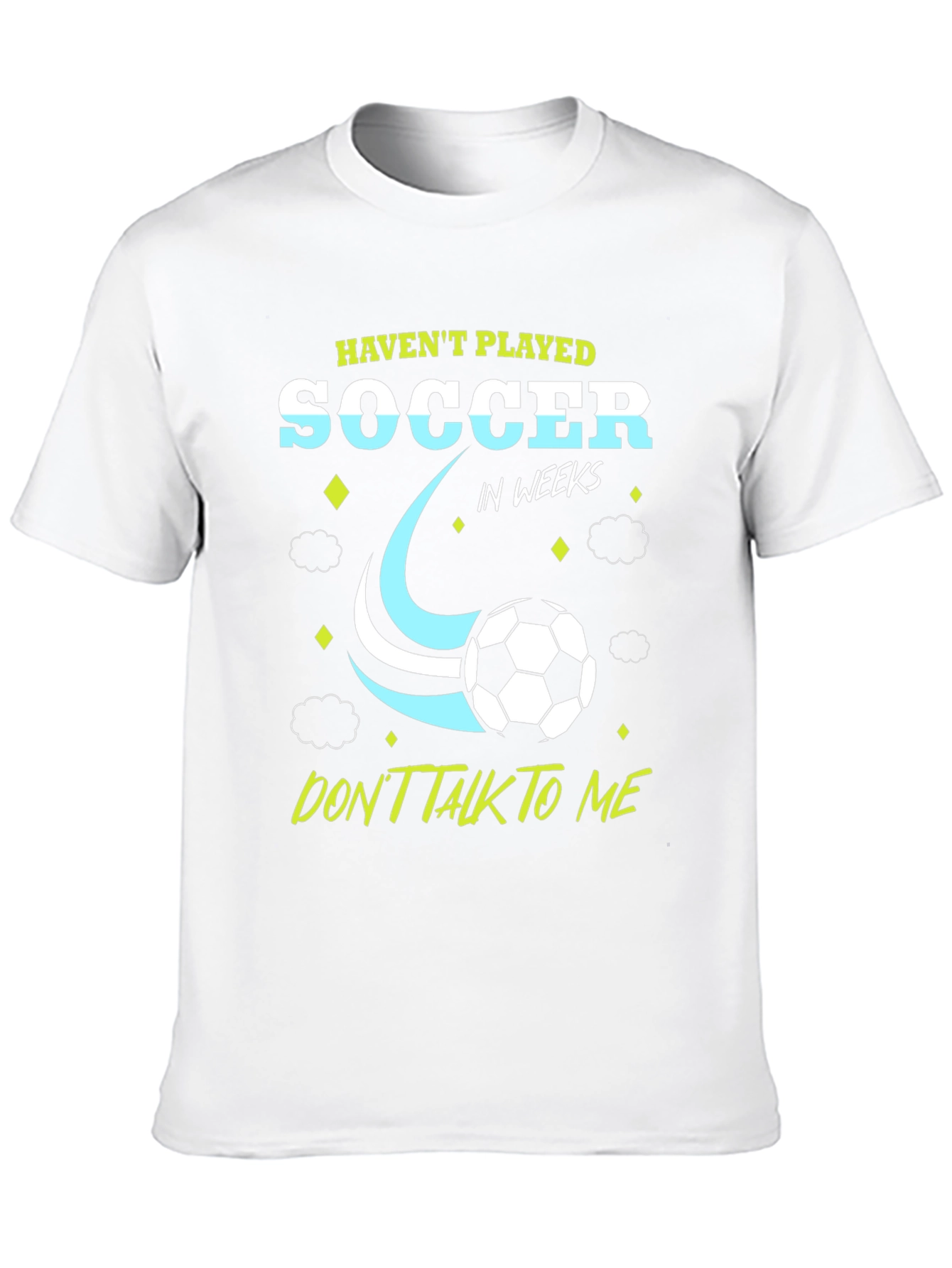 Funny Soccer Player Graphic T-Shirt
