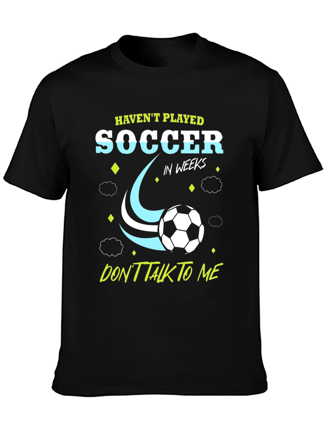 Funny Soccer Player Graphic T-Shirt