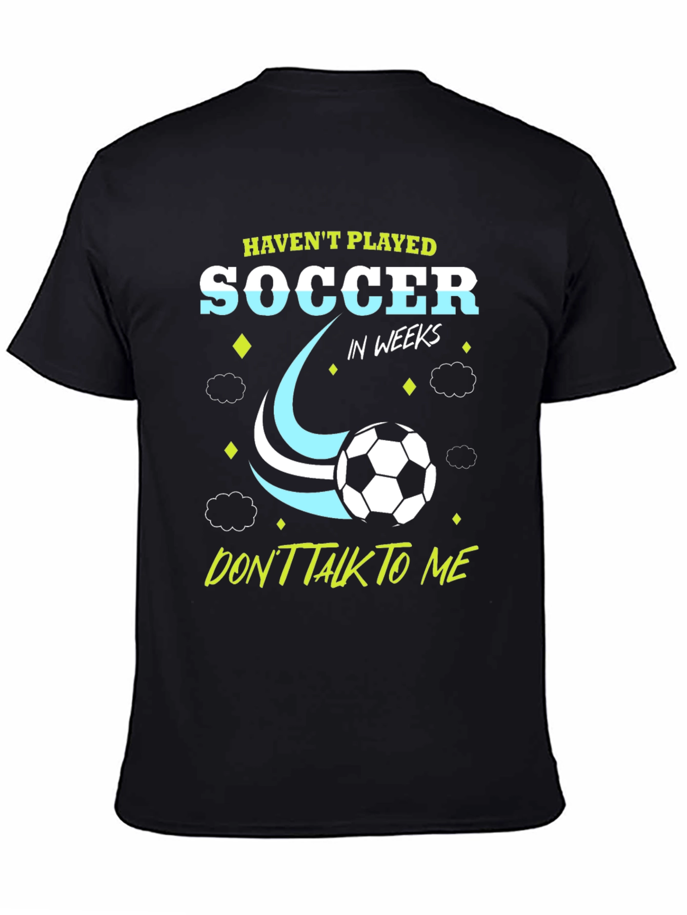 Funny Soccer Player Graphic T-Shirt
