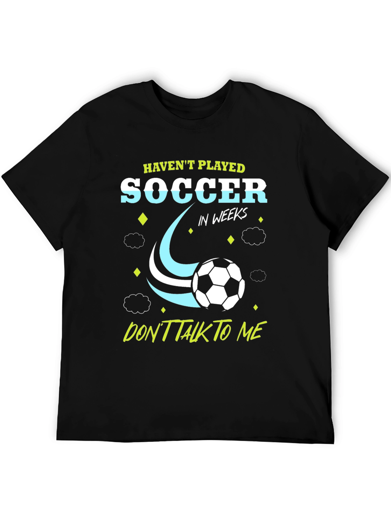 Funny Soccer Player Graphic T-Shirt