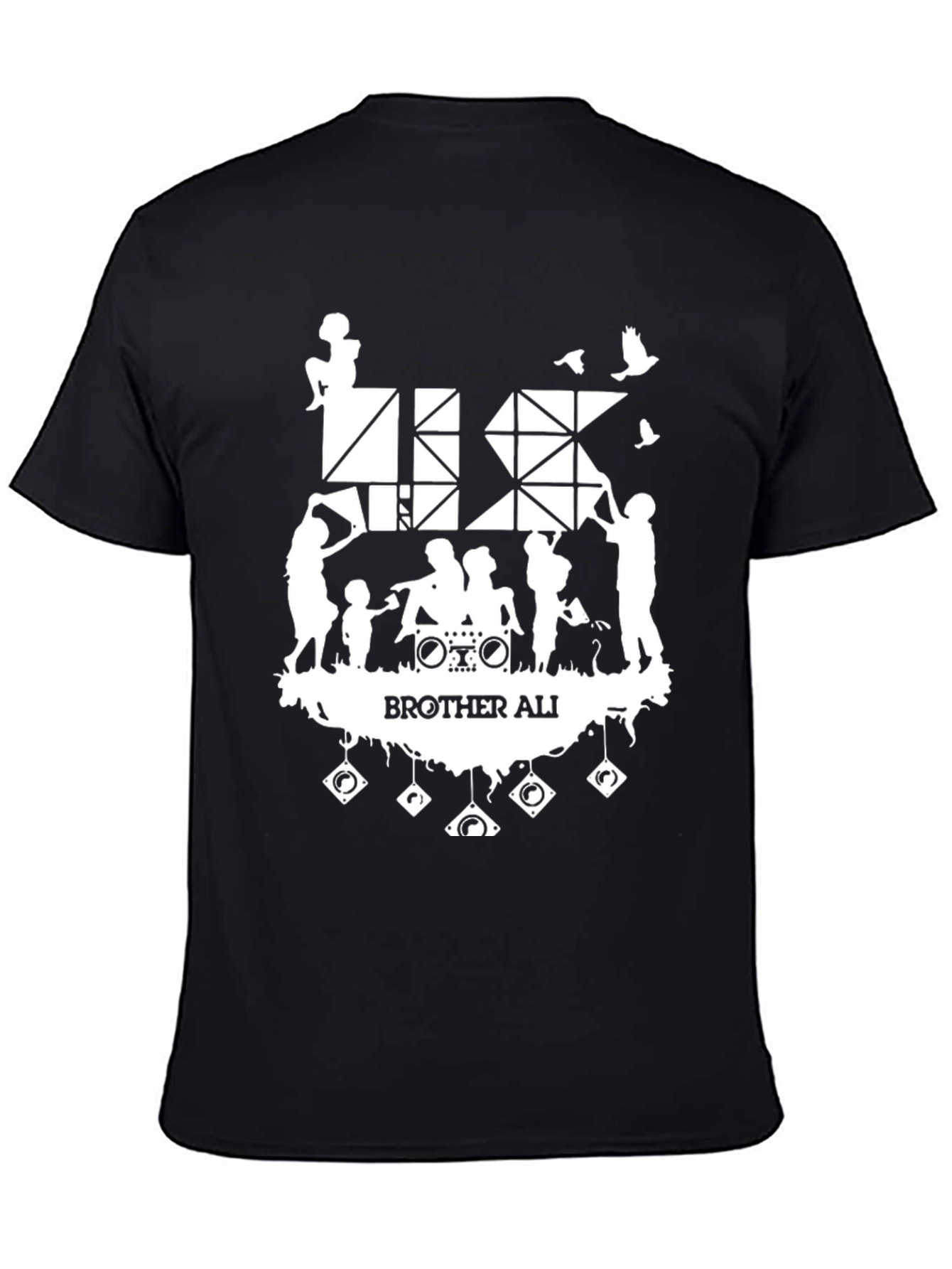 Brother Ali Graphic Print Black T-Shirt