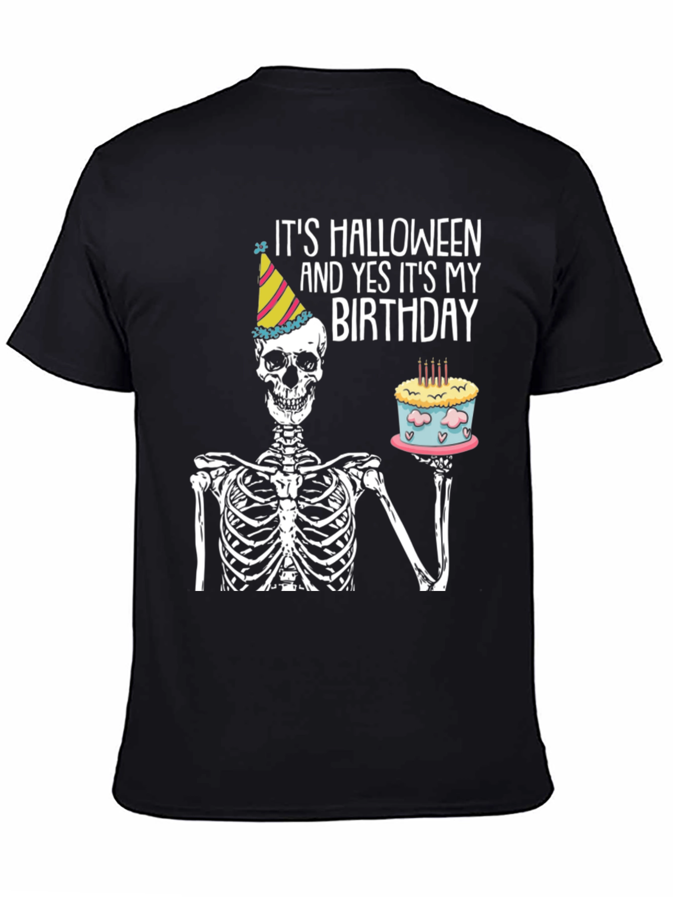 Halloween Birthday Skeleton T-Shirt