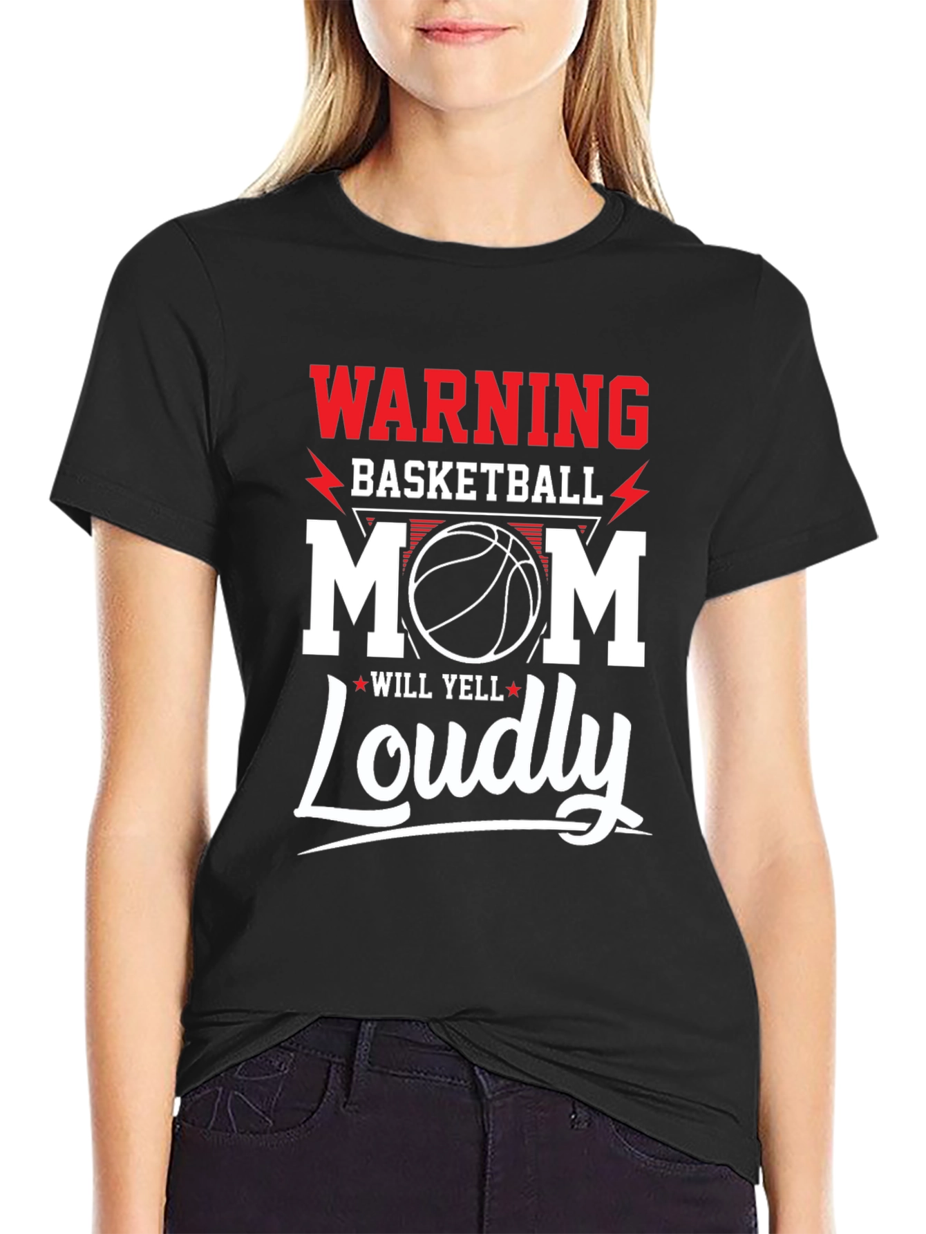 Warning Basketball Mom T-Shirt