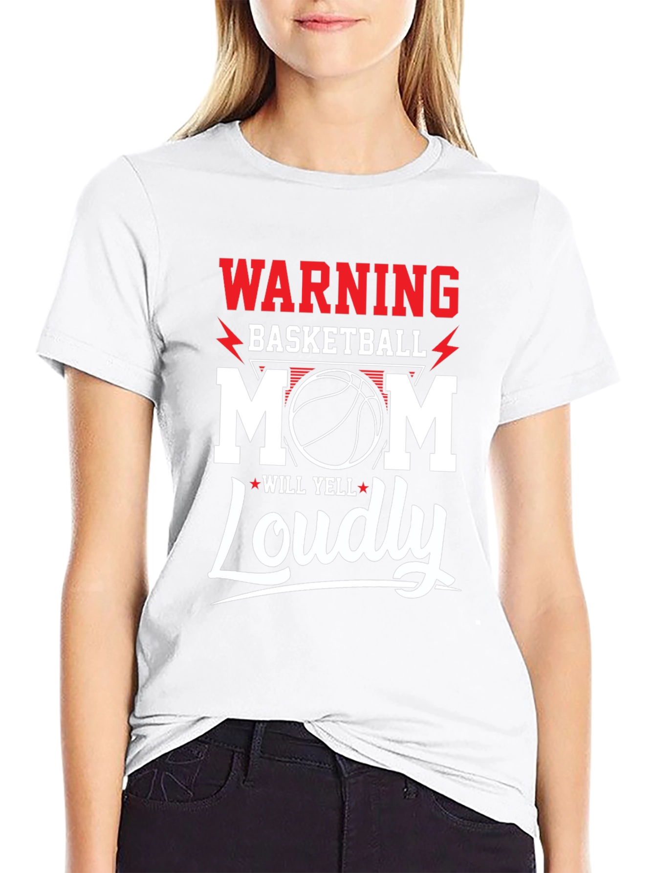 Warning Basketball Mom T-Shirt