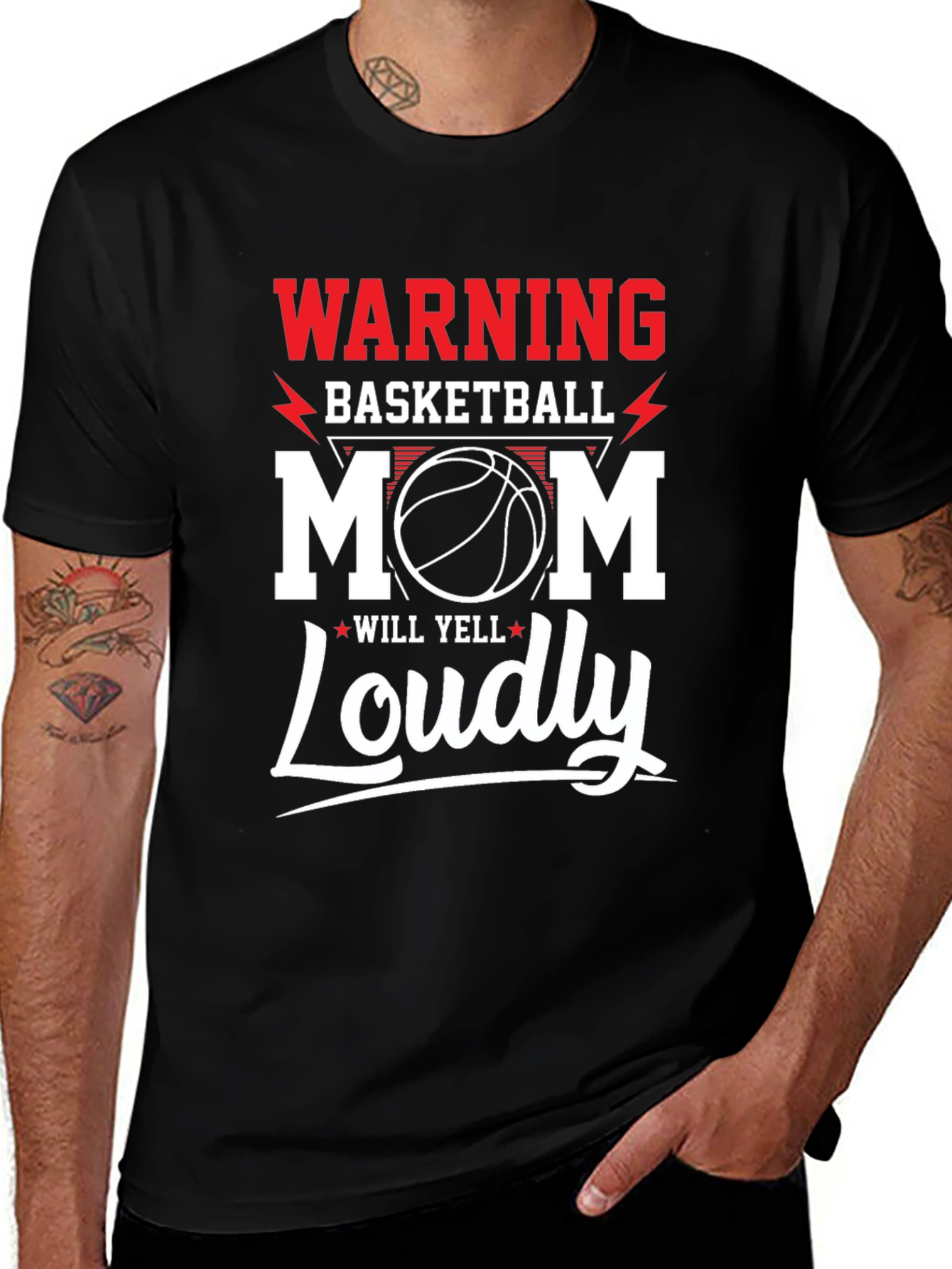 Warning Basketball Mom T-Shirt