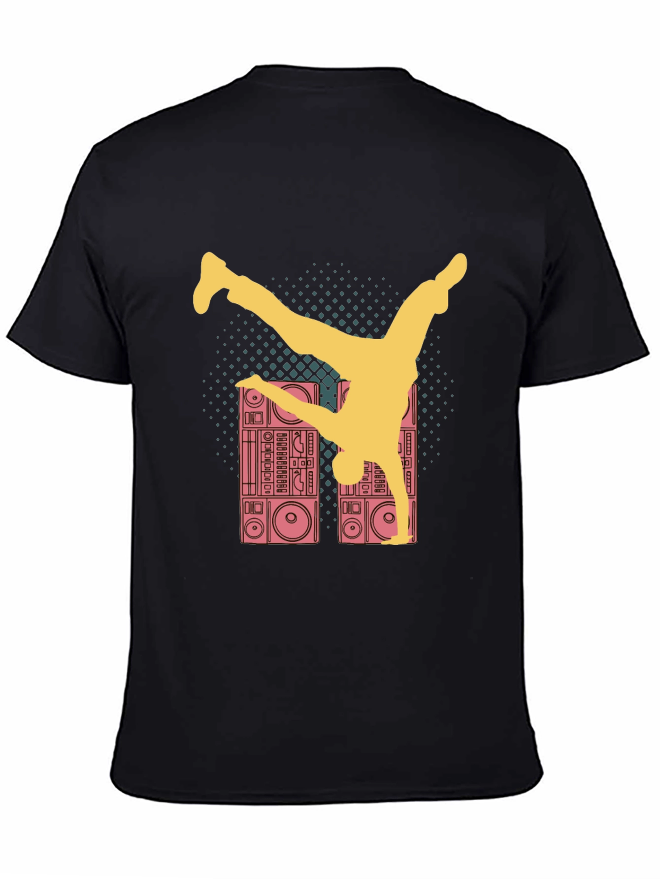 Retro B-Boy T-Shirt - Boombox Dance Tee
