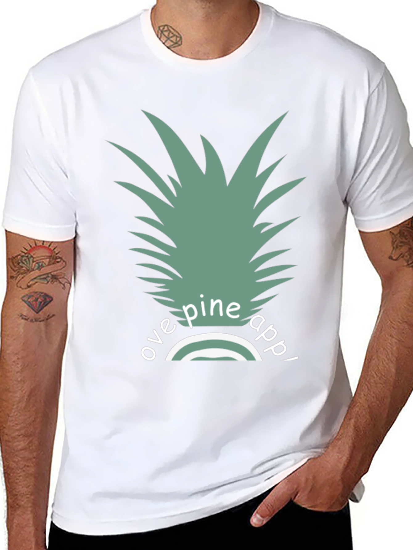 Pineapple Graphic Tee - Tropical Vibe