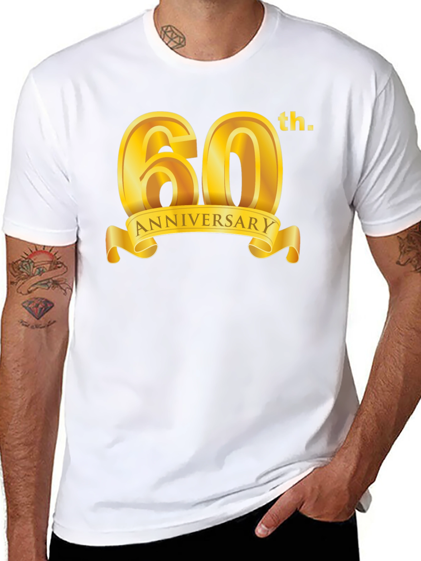 60th Anniversary Black T-Shirt