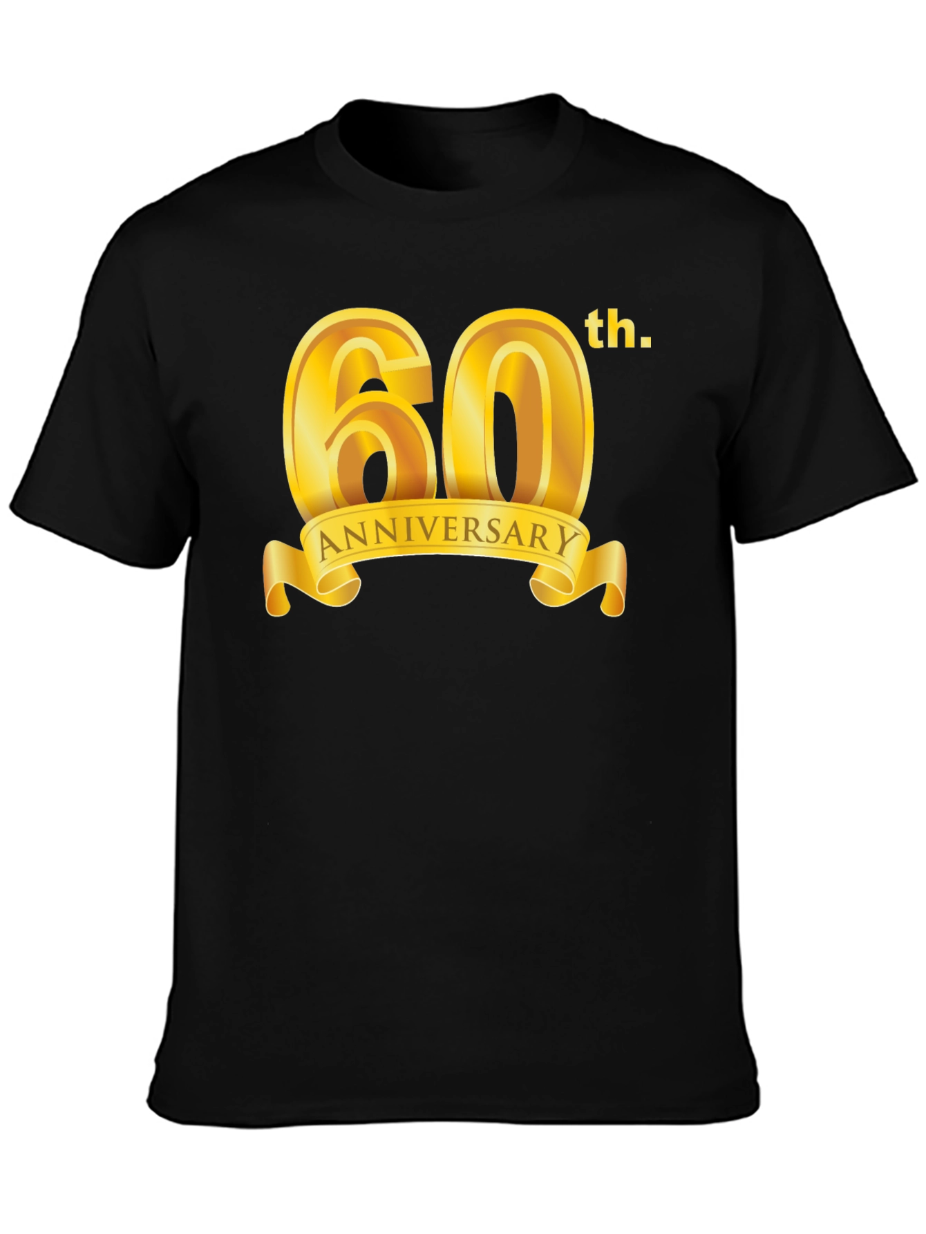 60th Anniversary Black T-Shirt