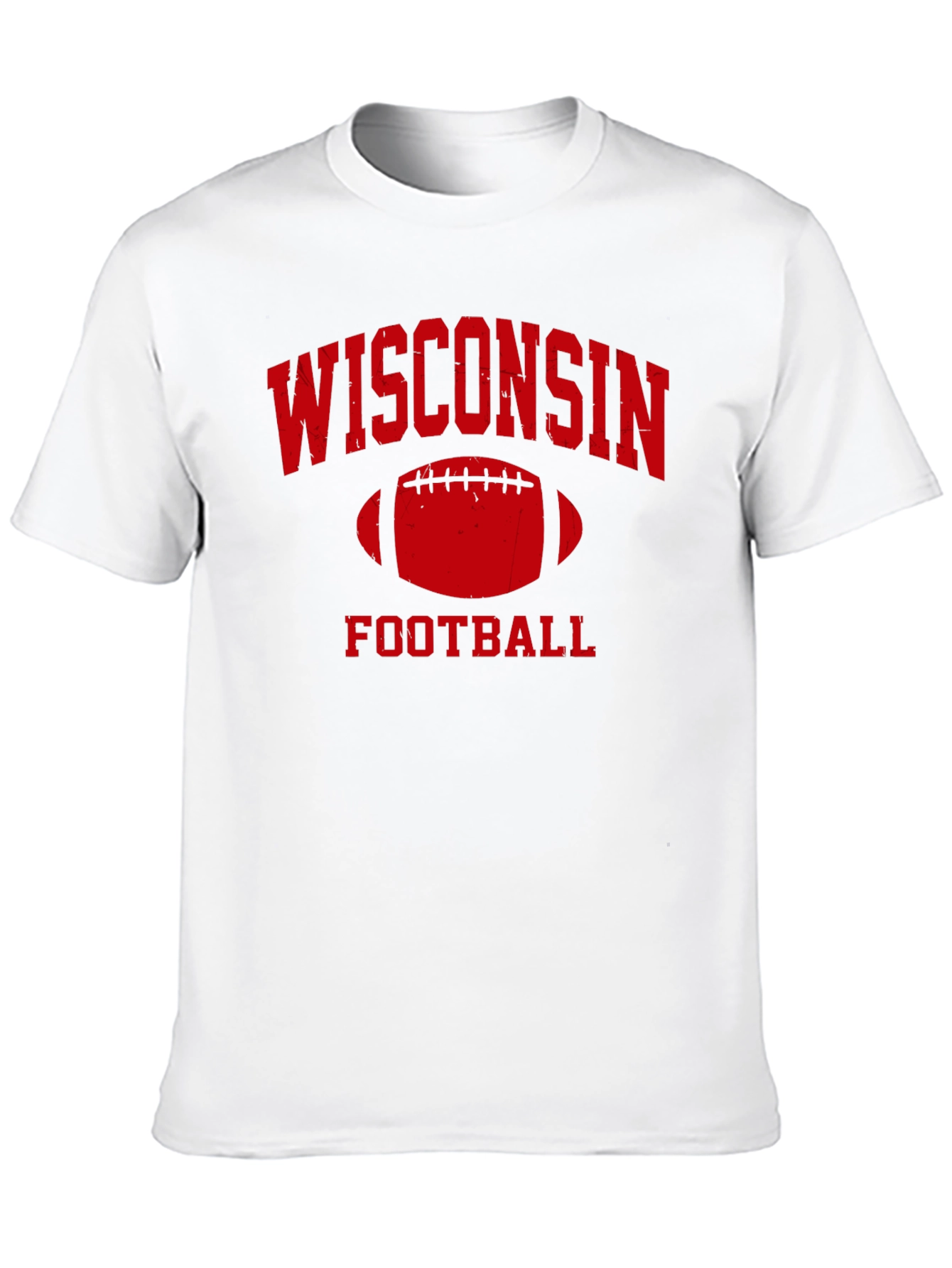 Wisconsin Football Black T-Shirt