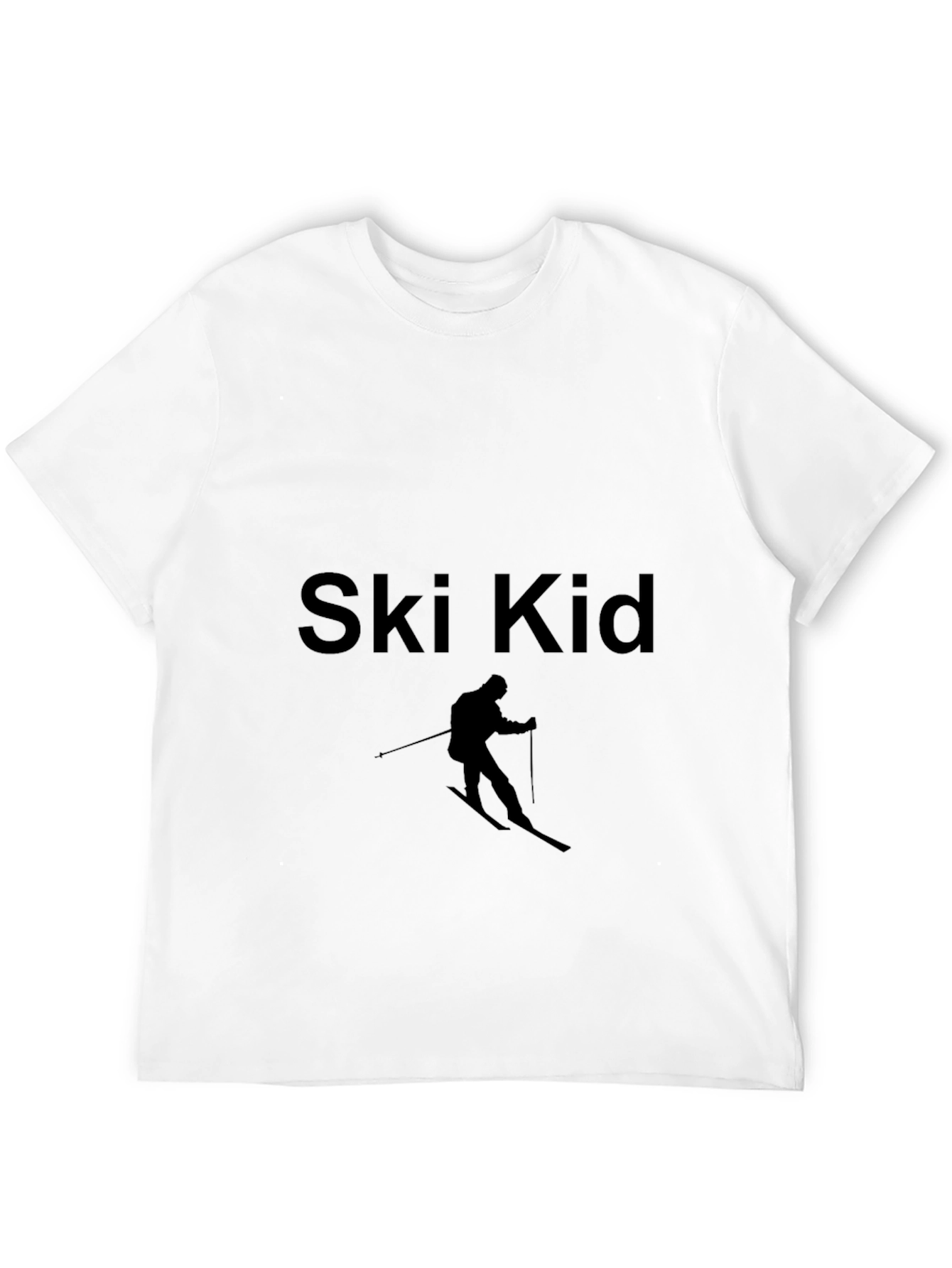 Ski Kid Black T-Shirt