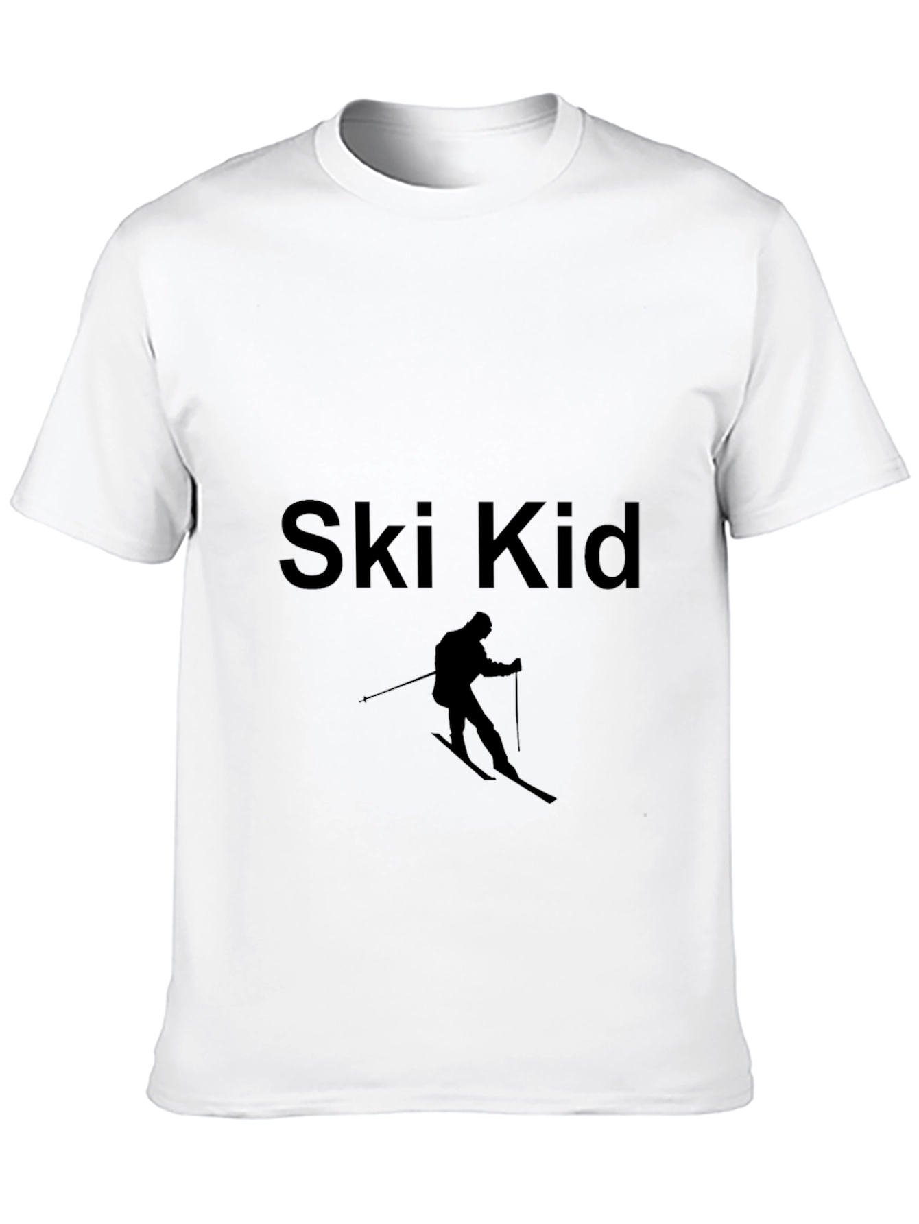 Ski Kid Black T-Shirt