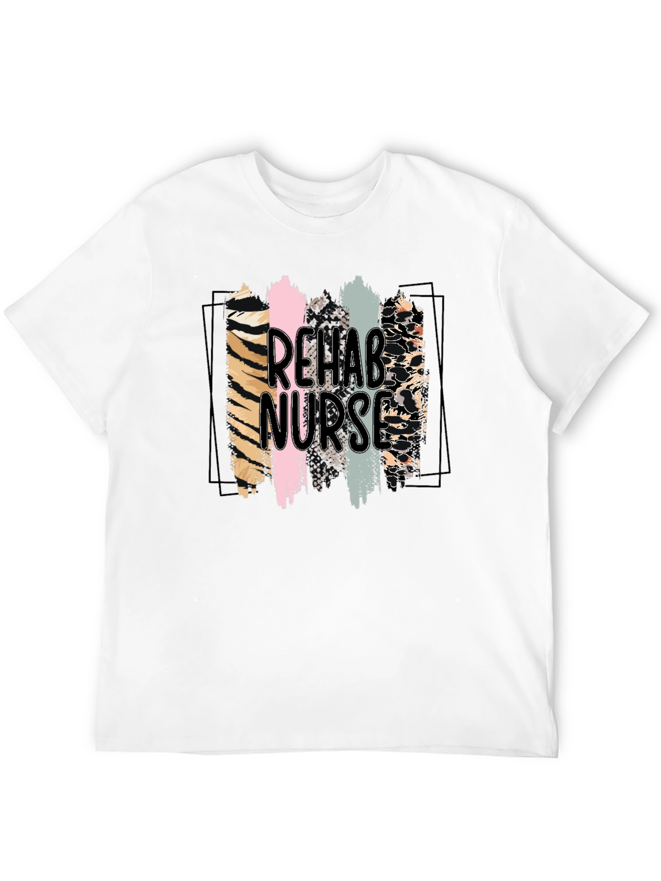Rehab Nurse Brush Stroke Graphic T-Shirt