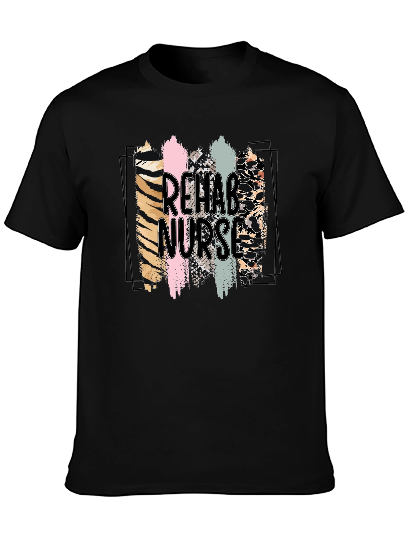 Rehab Nurse Brush Stroke Graphic T-Shirt