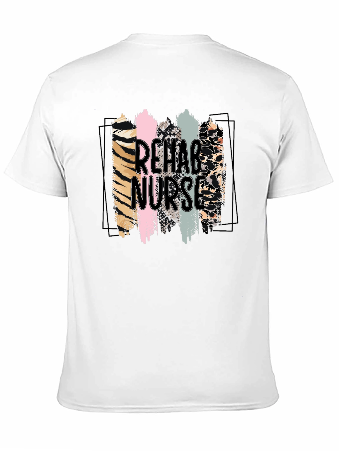 Rehab Nurse Brush Stroke Graphic T-Shirt