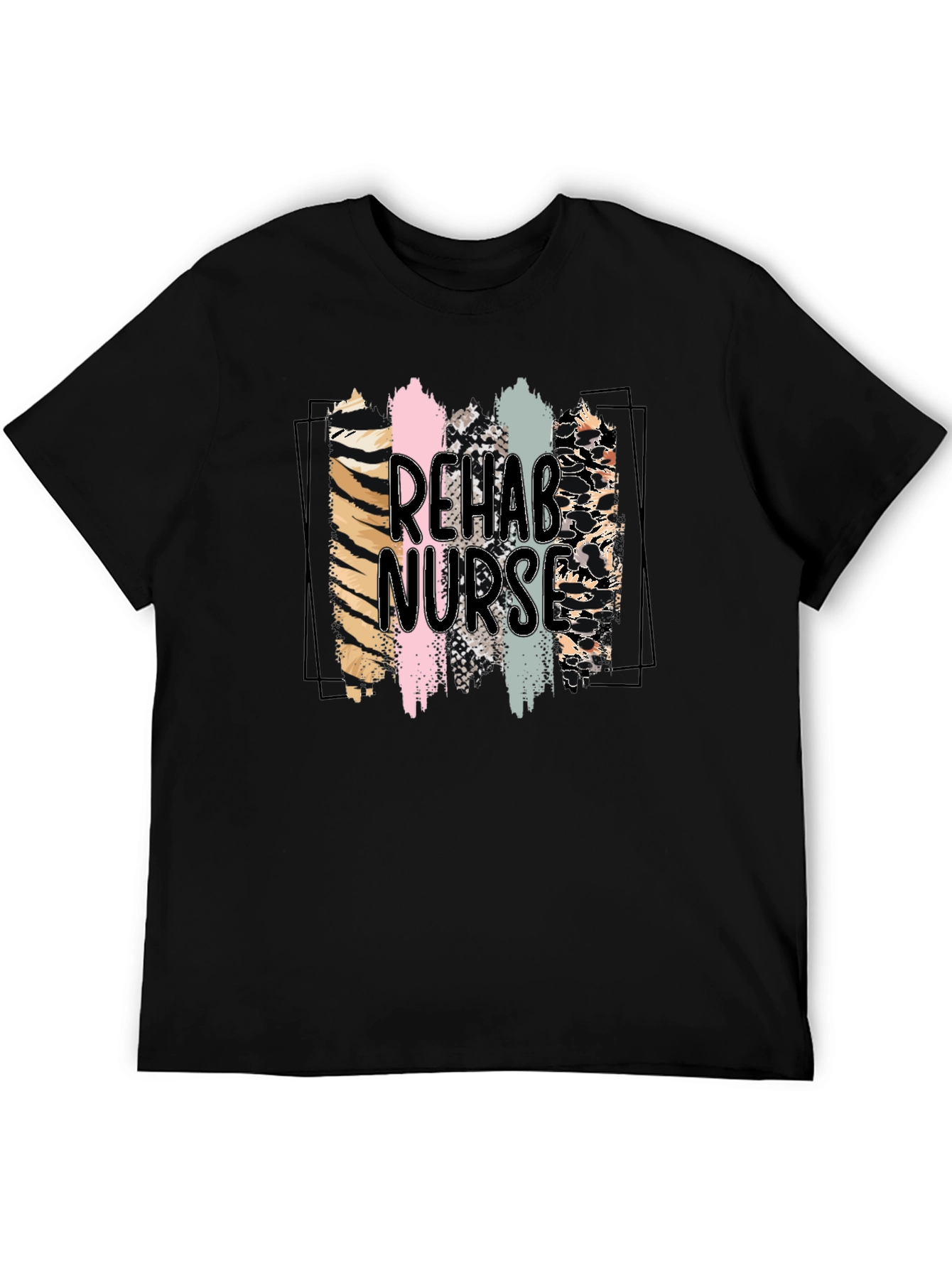 Rehab Nurse Brush Stroke Graphic T-Shirt