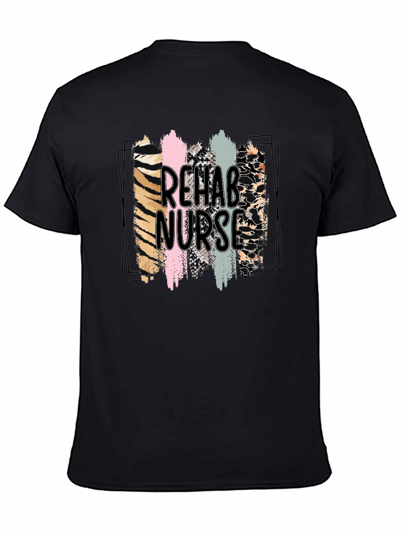 Rehab Nurse Brush Stroke Graphic T-Shirt