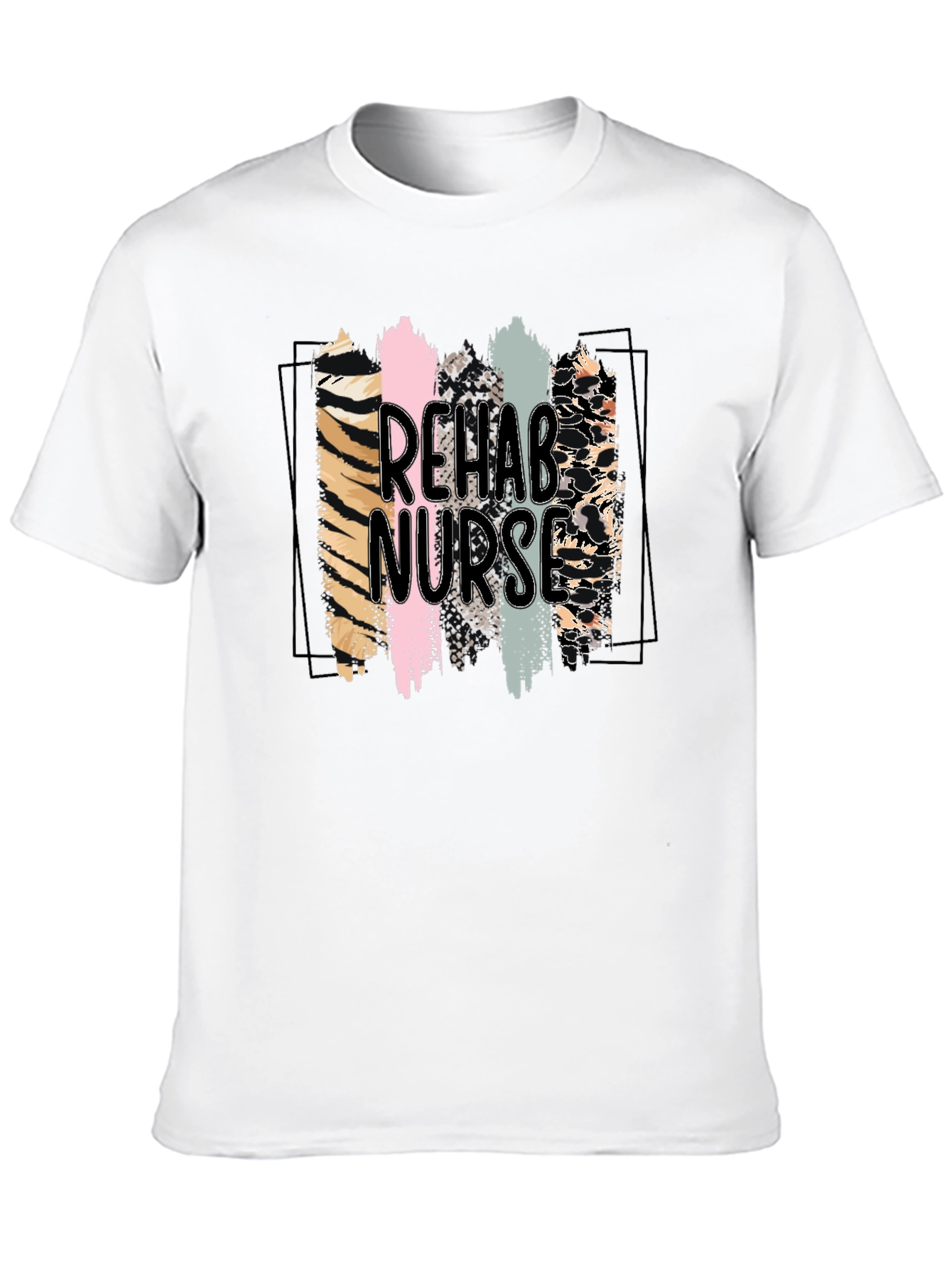 Rehab Nurse Brush Stroke Graphic T-Shirt