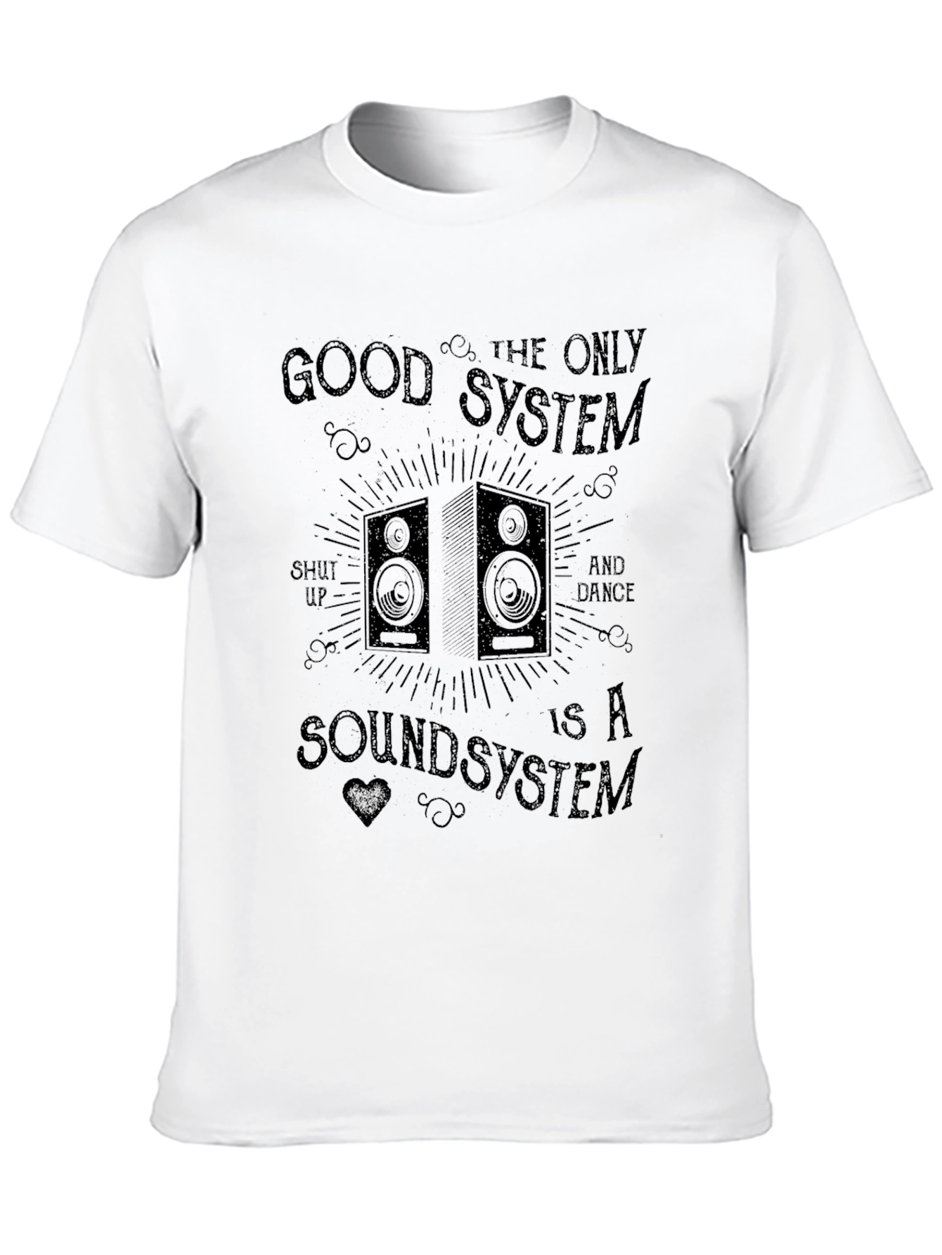 Good Soundsystem Black Graphic Tee