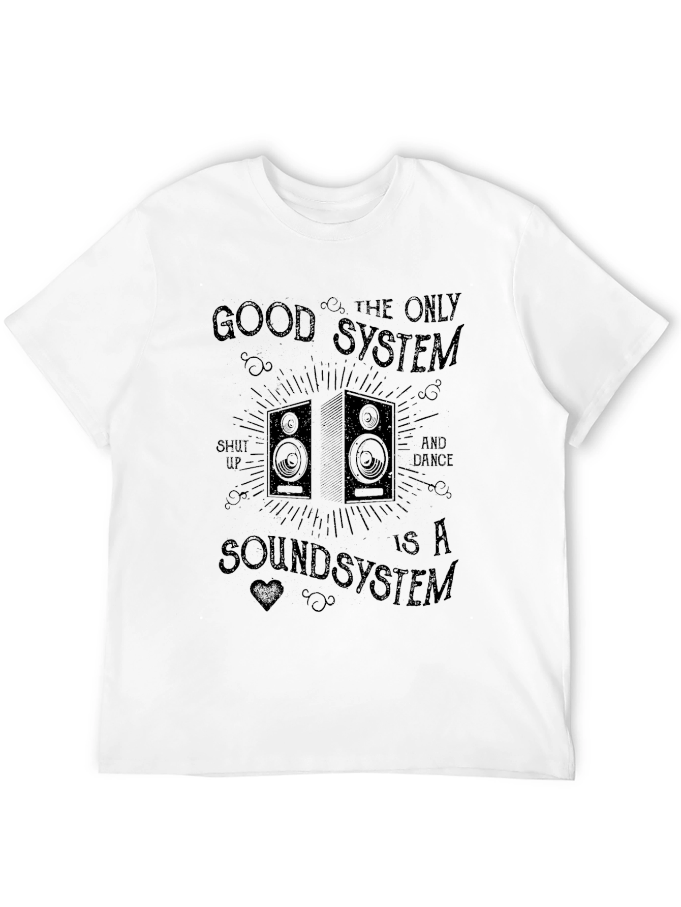 Good Soundsystem Black Graphic Tee