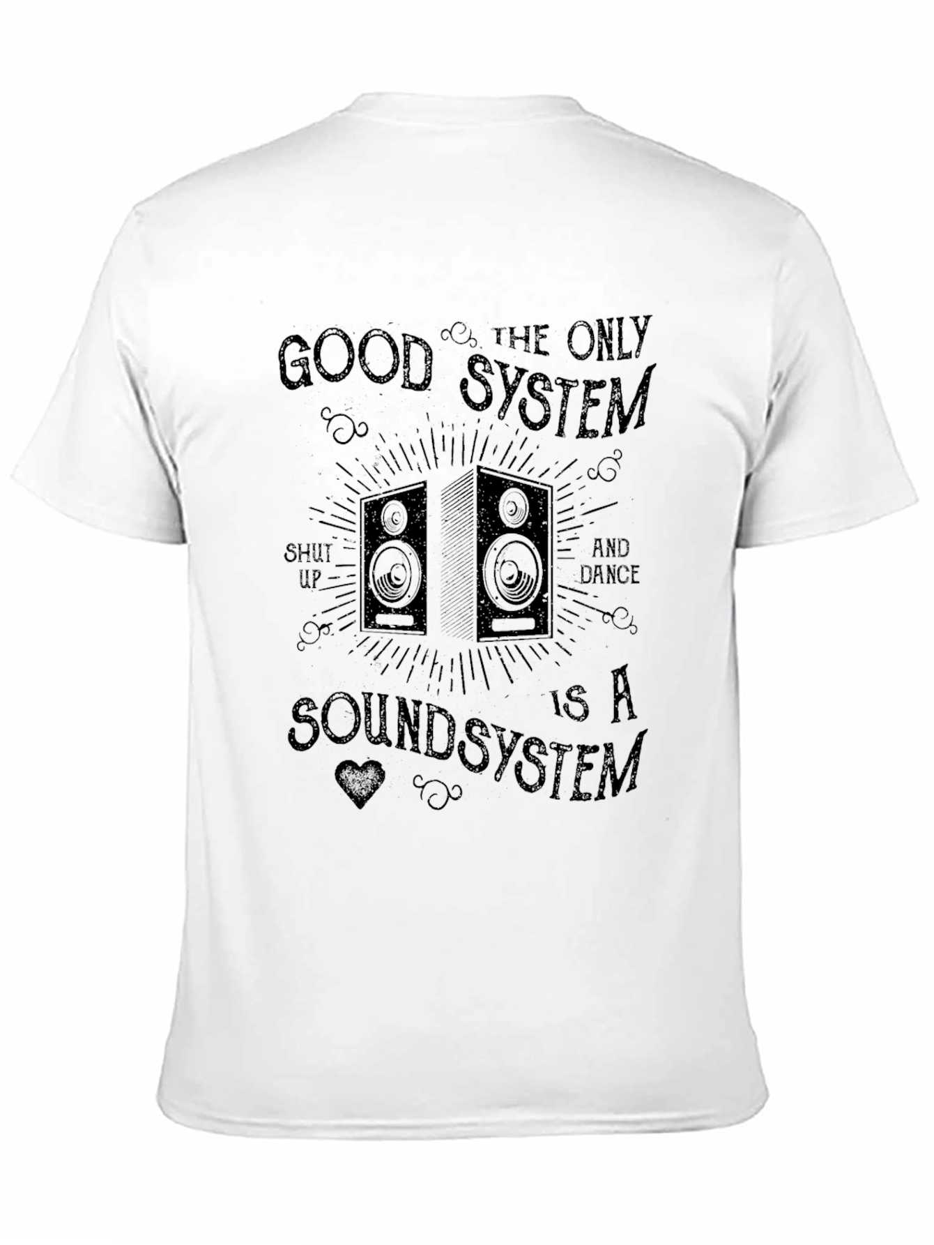 Good Soundsystem Black Graphic Tee