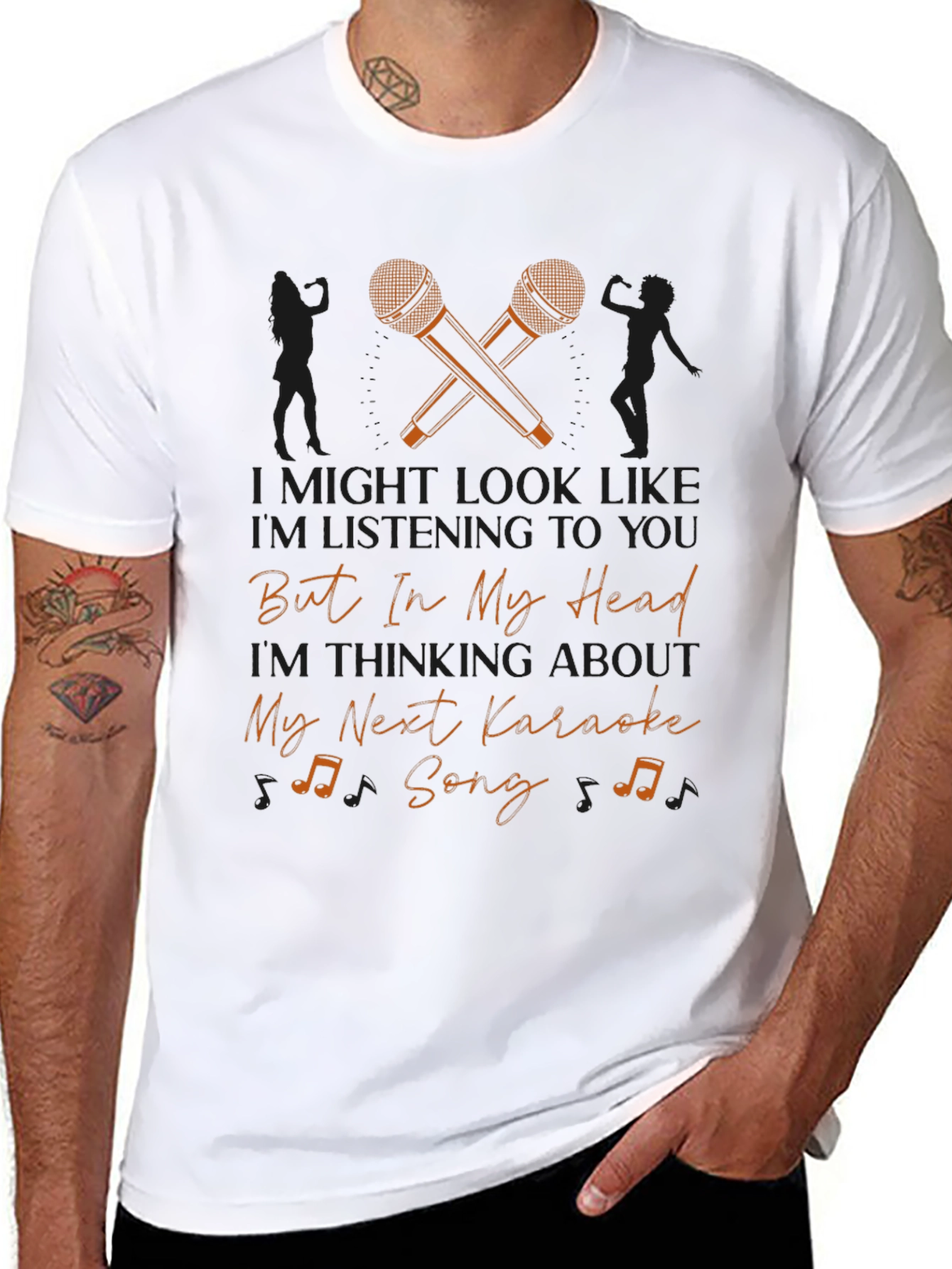 Karaoke Lover T-Shirt - Funny Music Tee