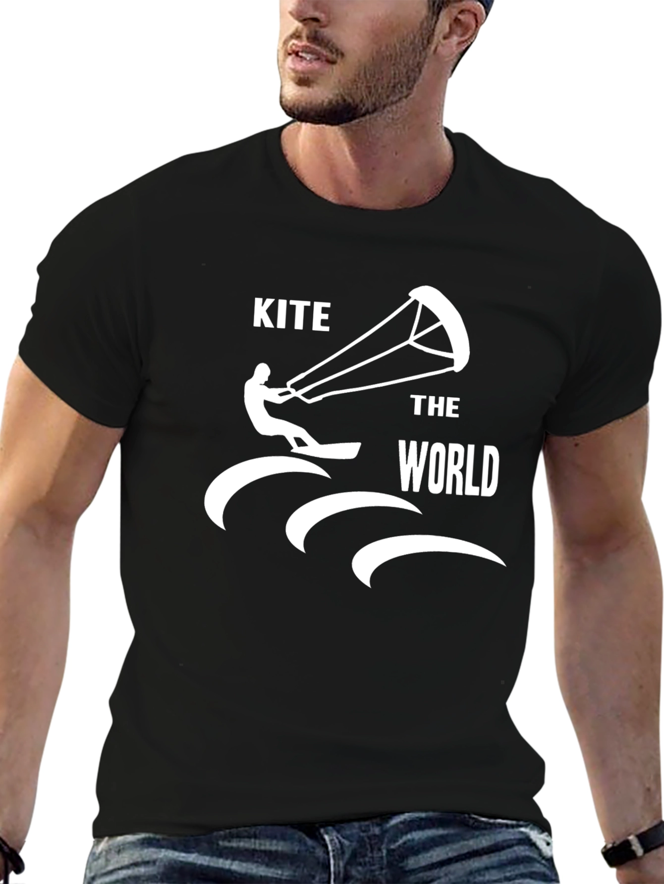 Kite the World T-Shirt - Black