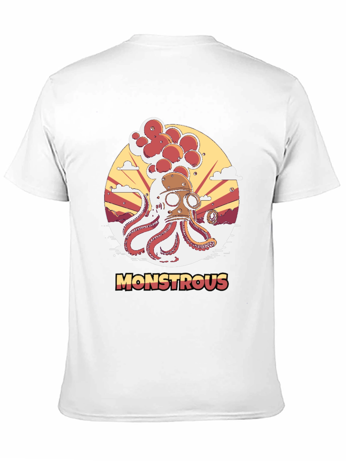 Monstrous Octopus Graphic T-Shirt - Unique Design