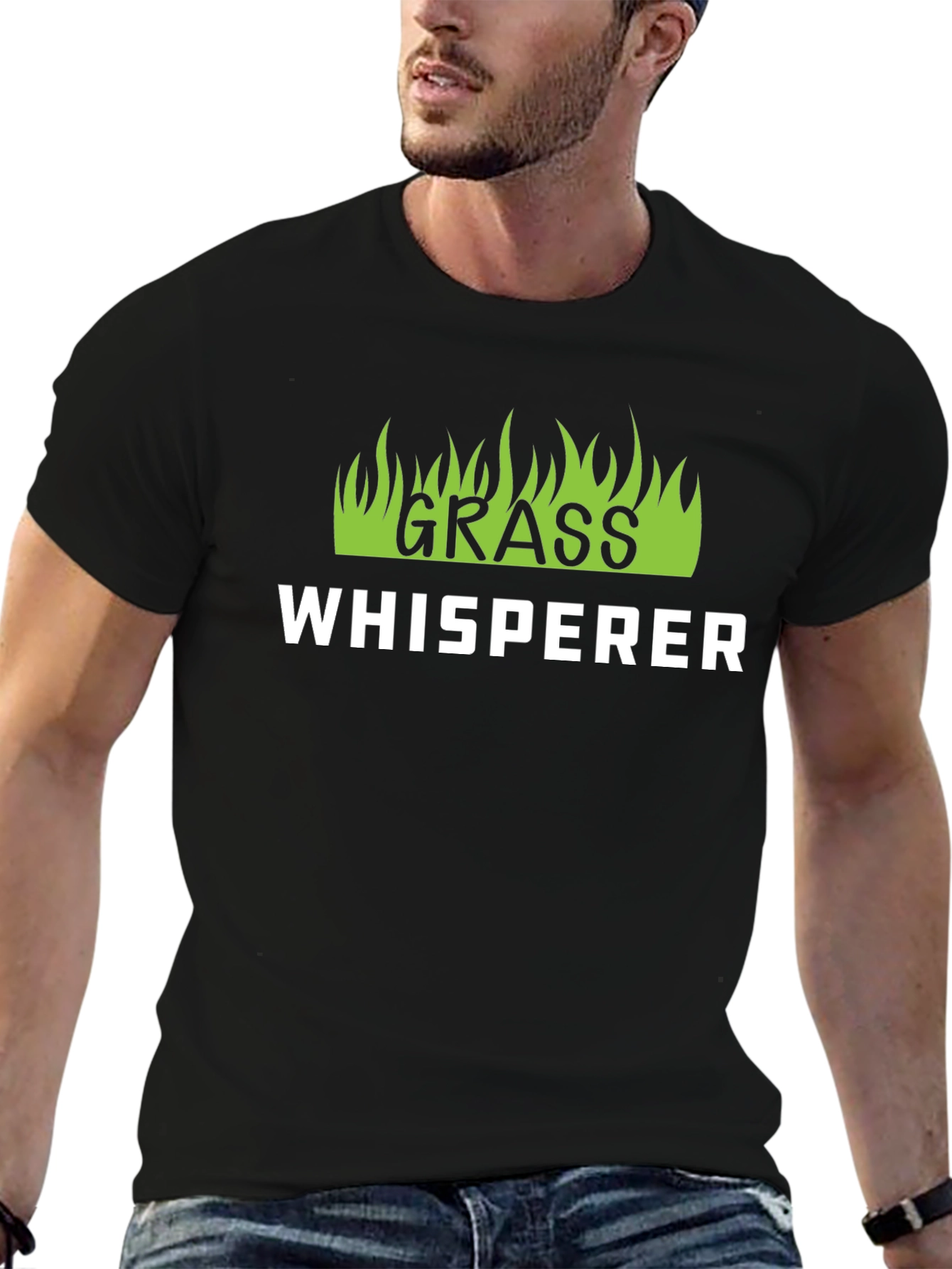 Grass Whisperer Black T-Shirt